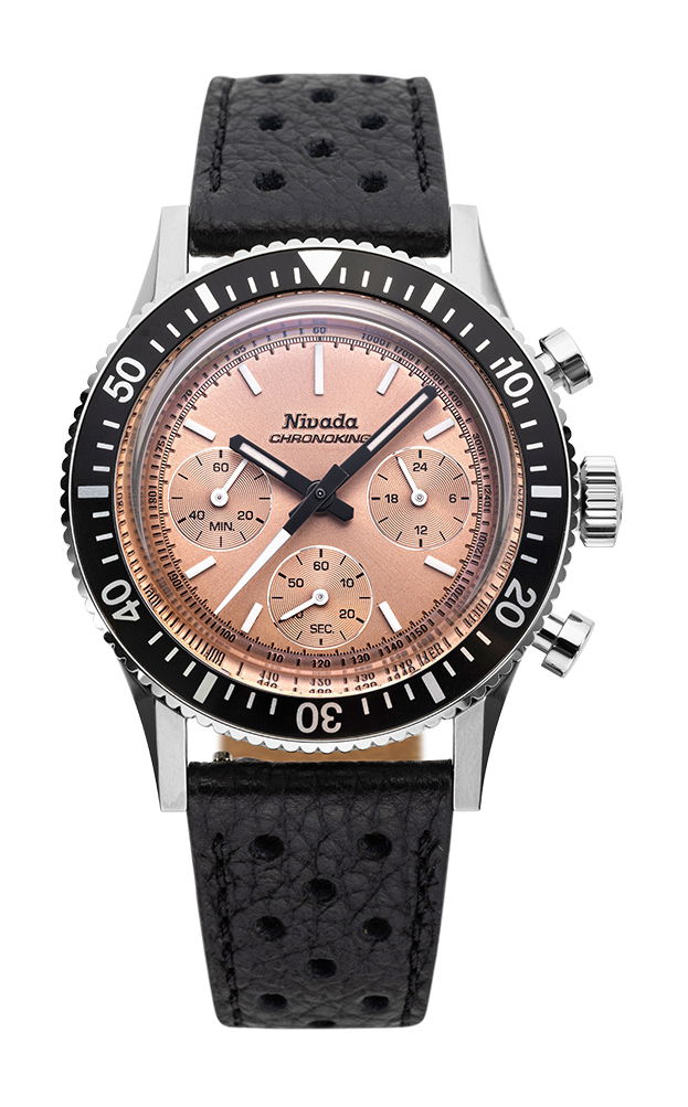 Nivada Grenchen Chronoking Mecaquartz Salmon – 87043Q10