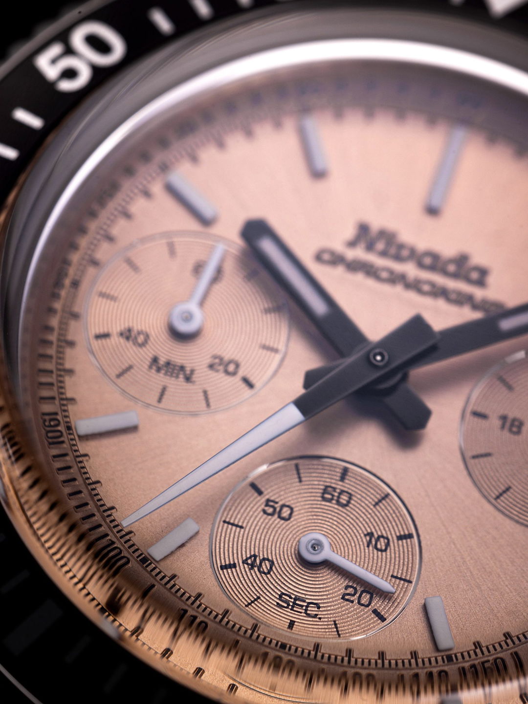 Nivada Grenchen Chronoking Mecaquartz Salmon – 87043Q16
