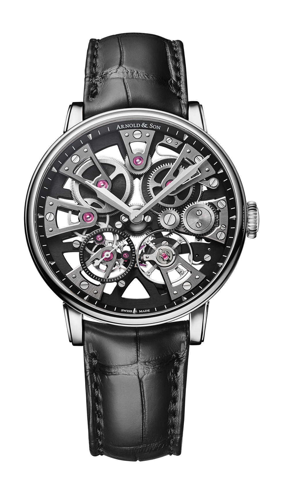 Arnold & Son Nebula 38 Steel Black