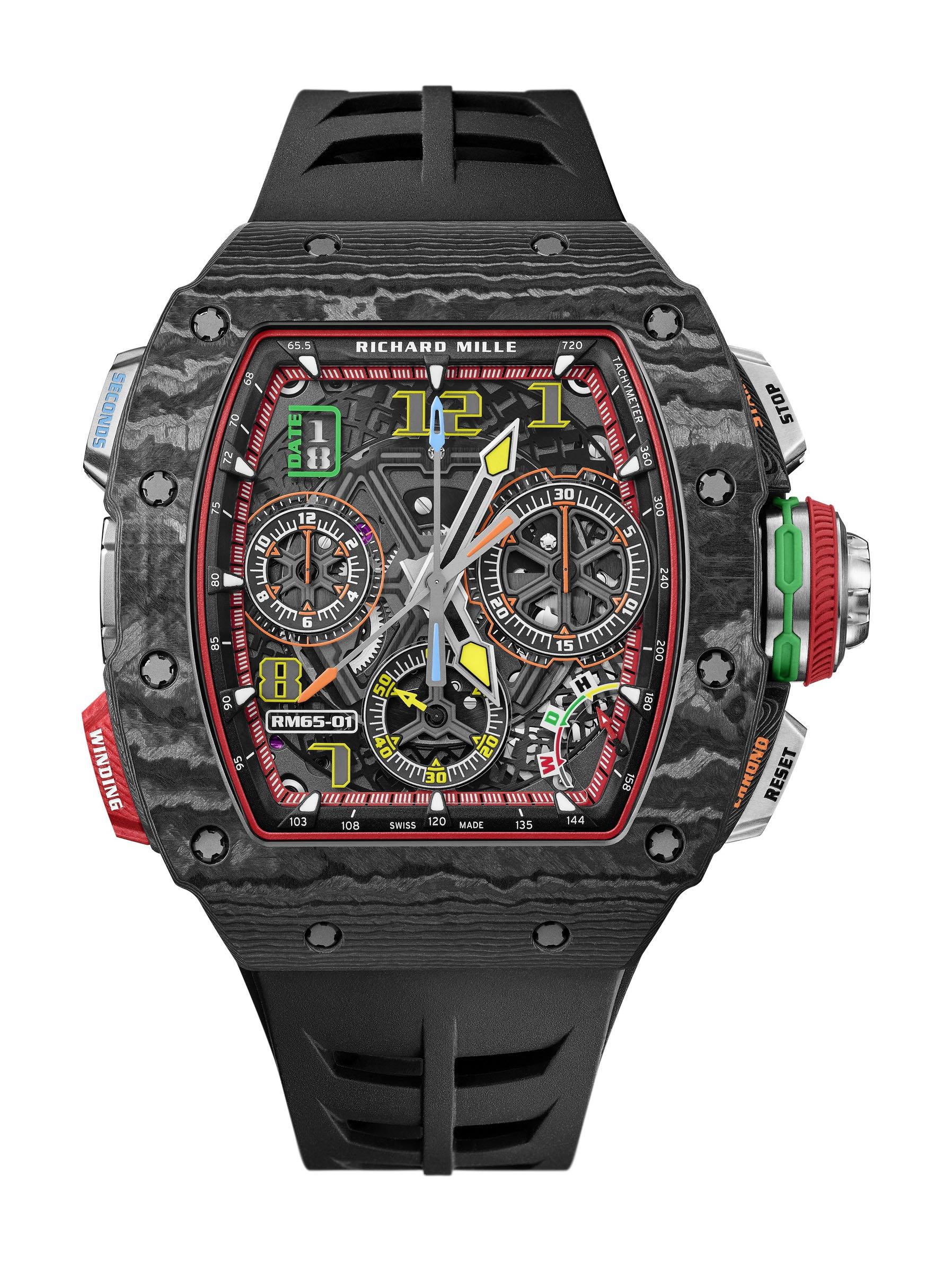 RM 65-01 Automatic Split-Seconds Chronograph Carbon TPT®
