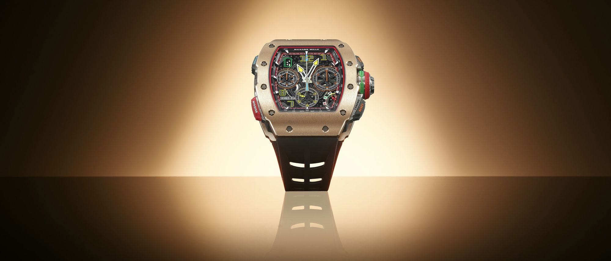 Richard Mille RM 65-01 Automatic Split-Seconds Chronograph Red Gold and Carbon TPT®