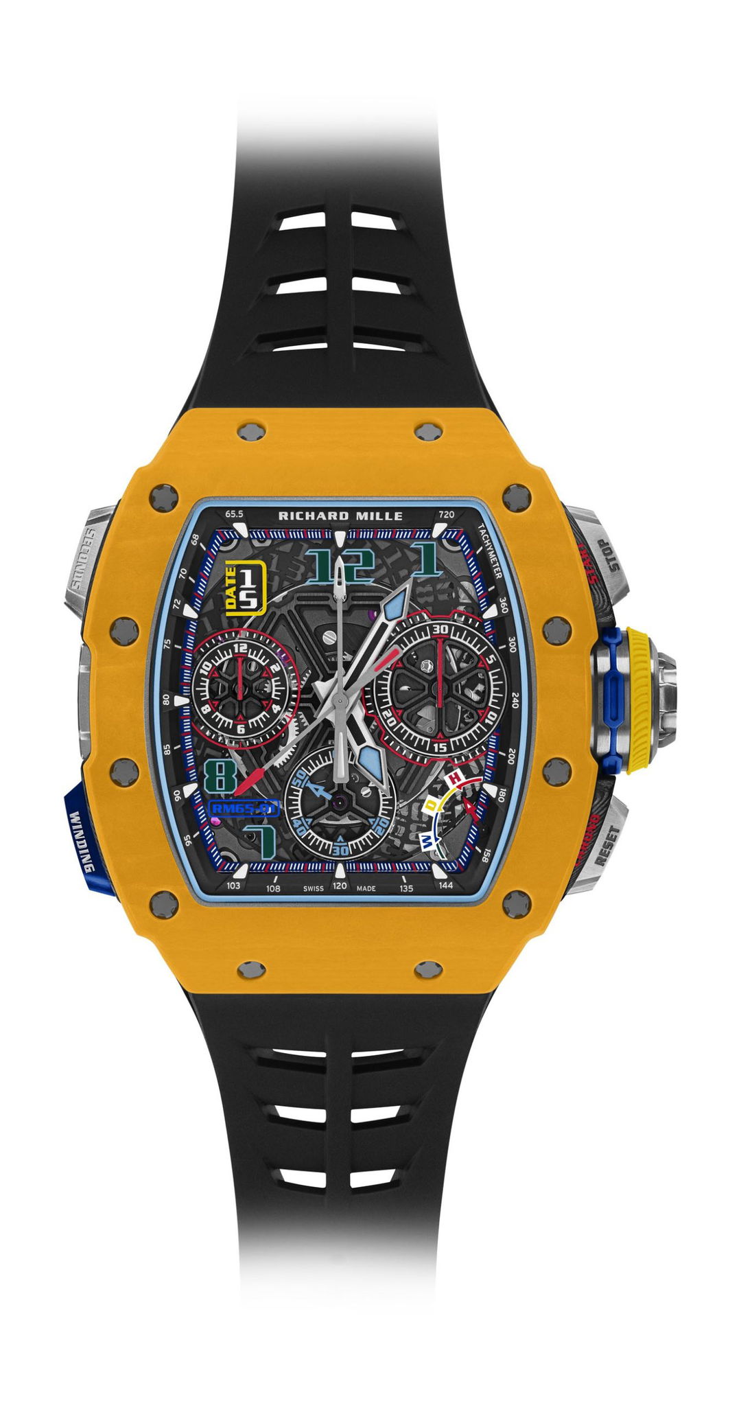 RM 65-01 Automatic Split-Seconds Chronograph Dark Yellow Quartz TPT® Limited Edition - Image 1