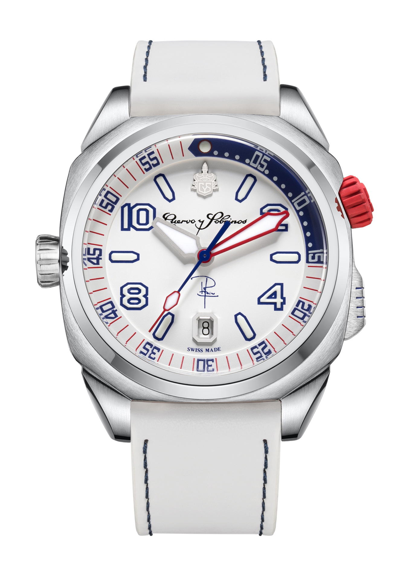 Cuervo y Sobrinos Buceador Caribe Pipin White