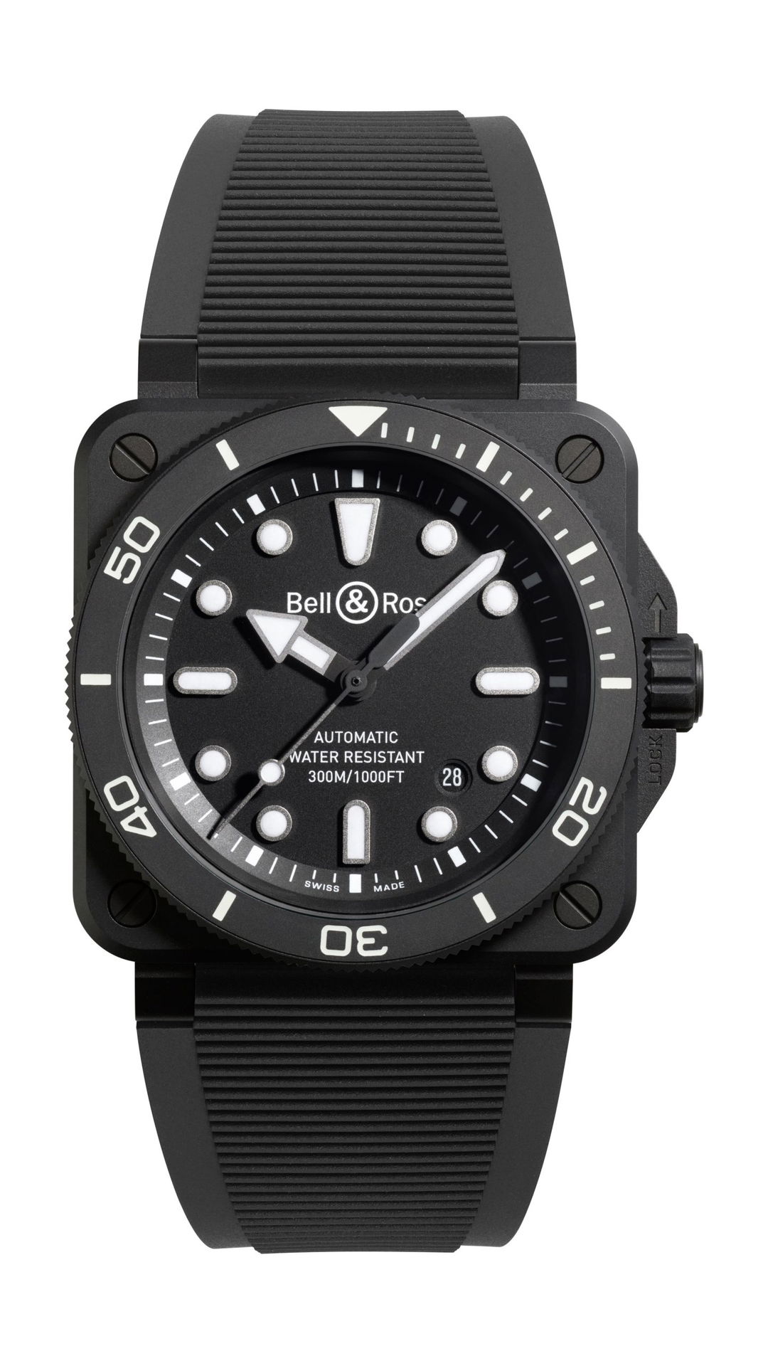 BR 03 Diver Black Matte Ceramic - Image 1