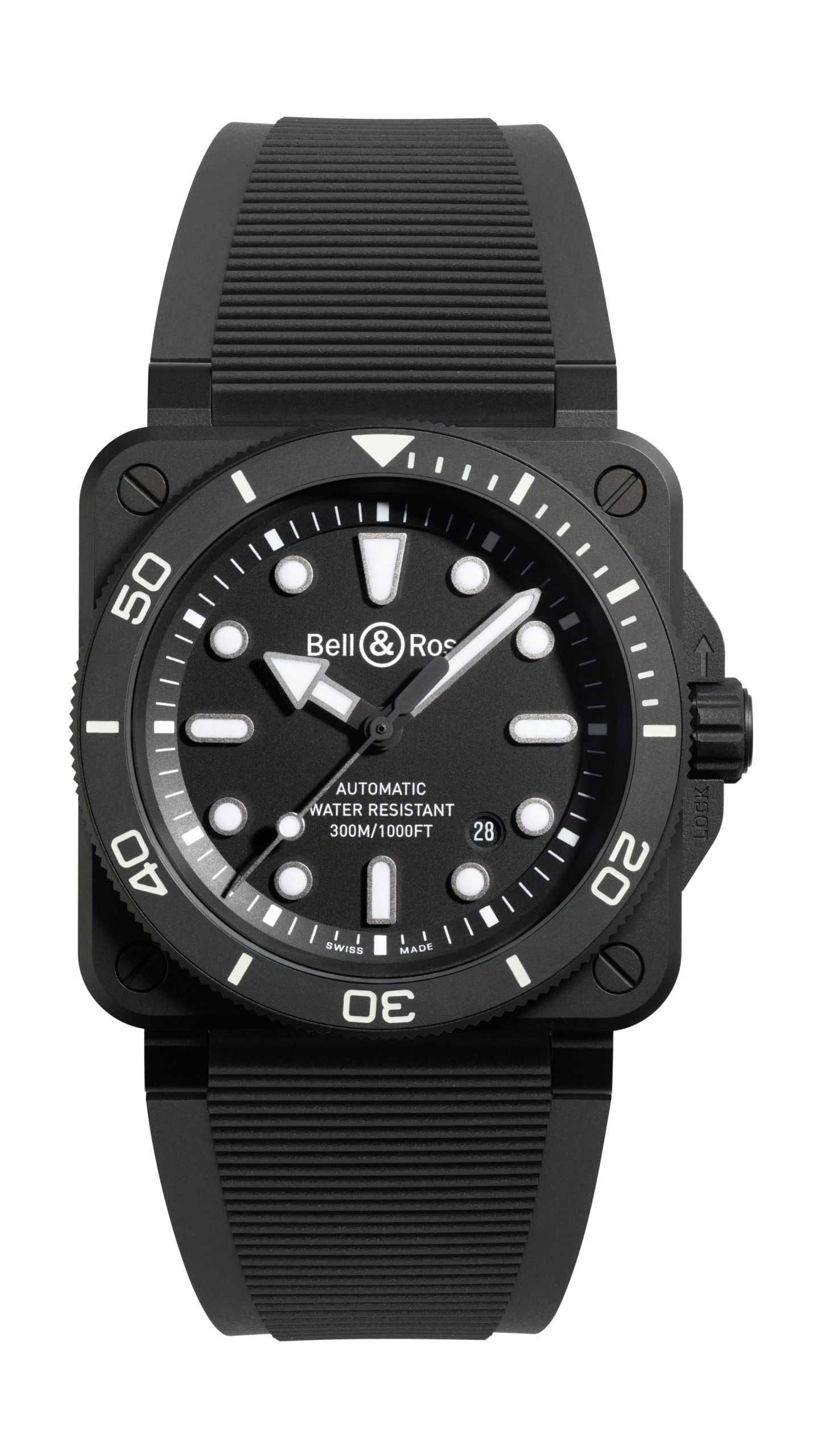 BR 03 Diver Black Matte Ceramic - Image 1