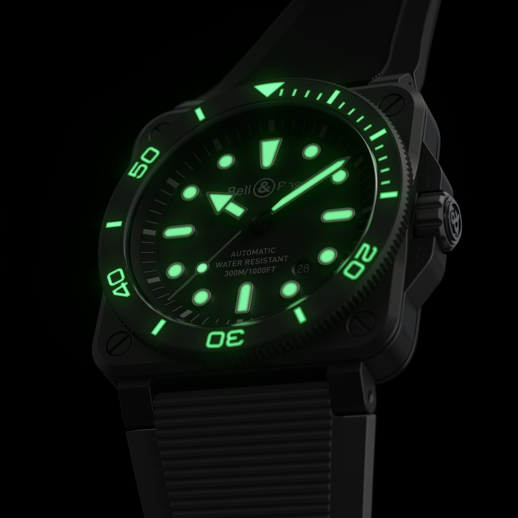 BR 03 Diver Black Matte Ceramic - Image 6