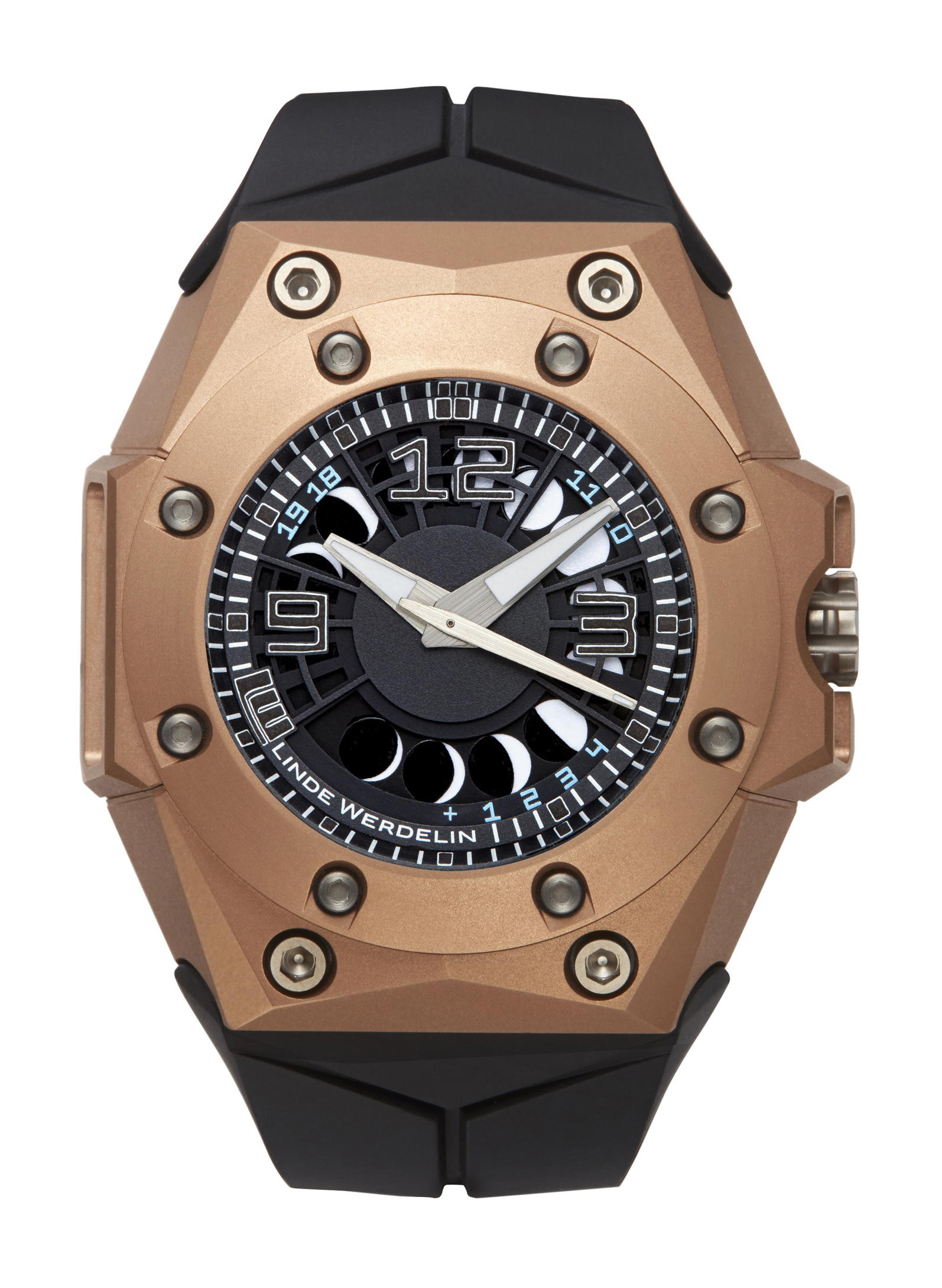Linde Werdelin Oktopus Moon Gold Black Ink