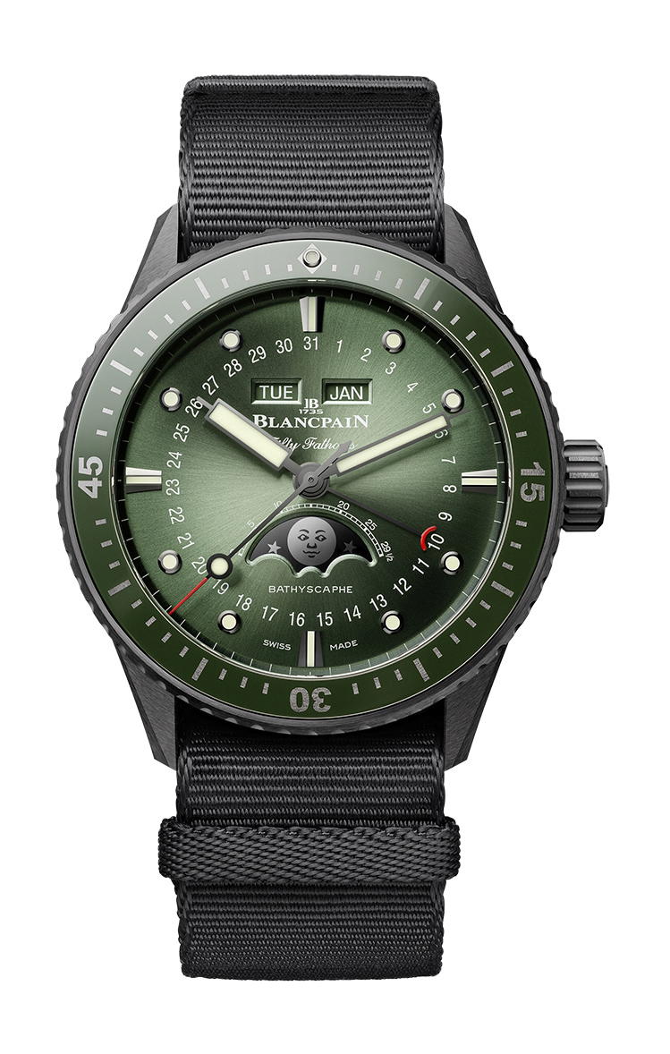 Blancpain Fifty Fathoms Bathyscape Quantième Complet Phases de Lune