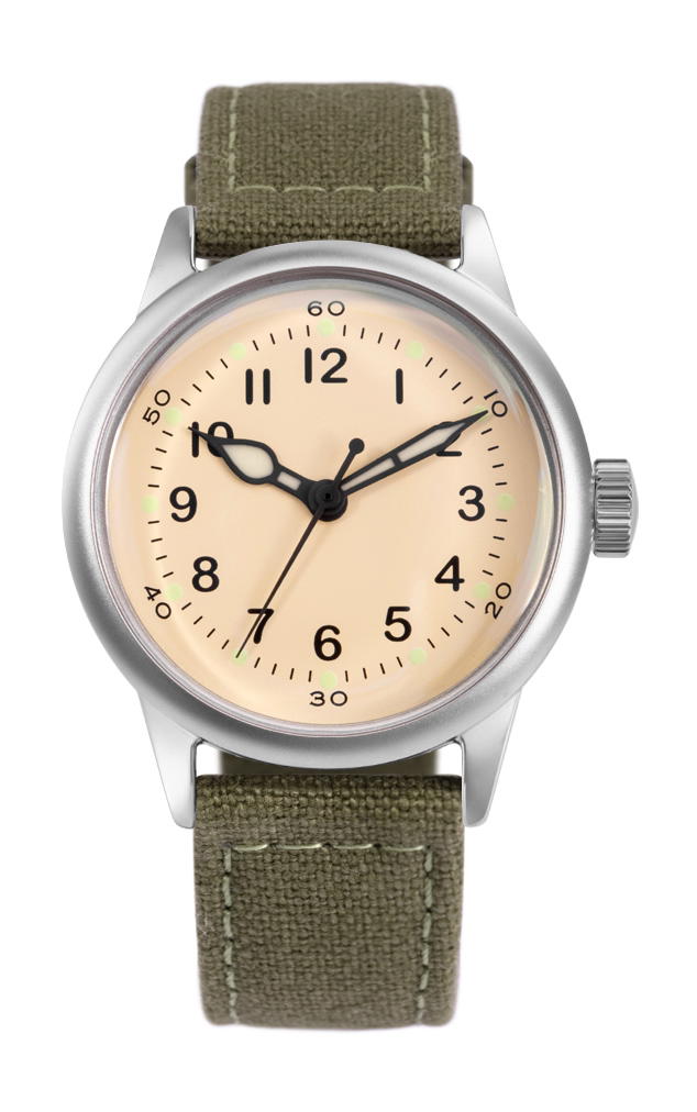 Praesidus Service Watch White Canvas