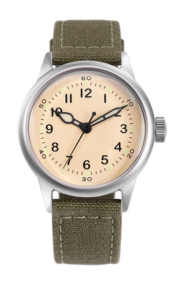 Praesidus Service Watch - White Canvas