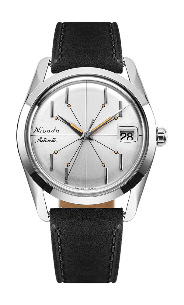 Nivada Grenchen Antarctic Spider 35 Silver
