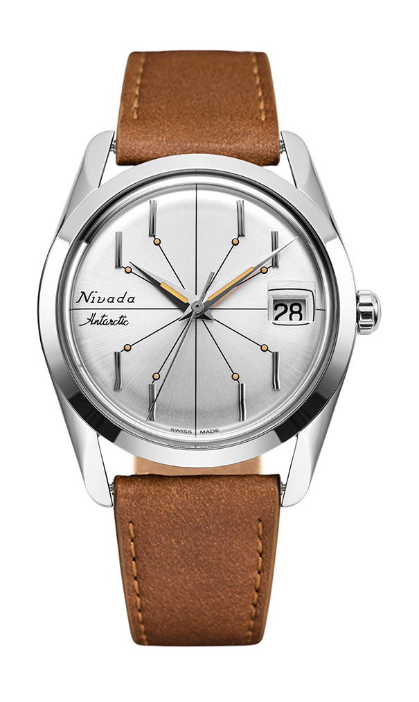 Nivada Grenchen Antarctic Spider 35 Silver