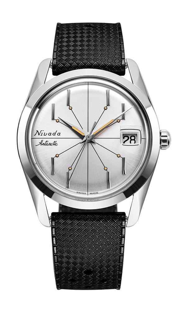 Nivada Grenchen Antarctic Spider 35 Silver
