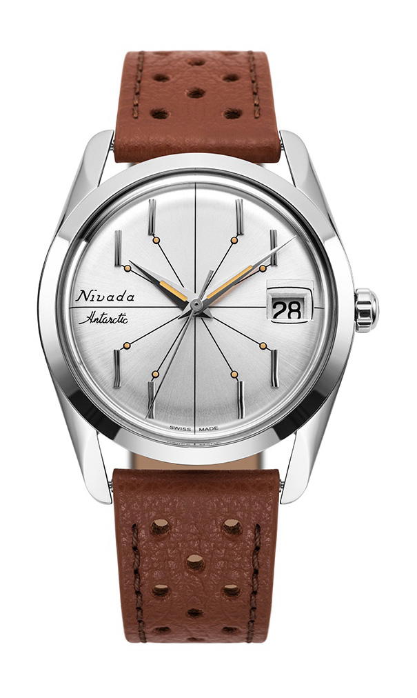 Nivada Grenchen Antarctic Spider 35 Silver
