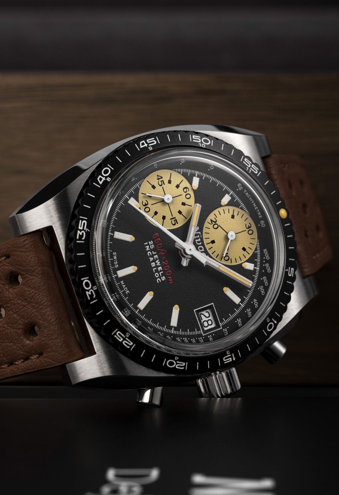 Nivada Grenchen Chronosport Yellow – 77001A45 – $2,180