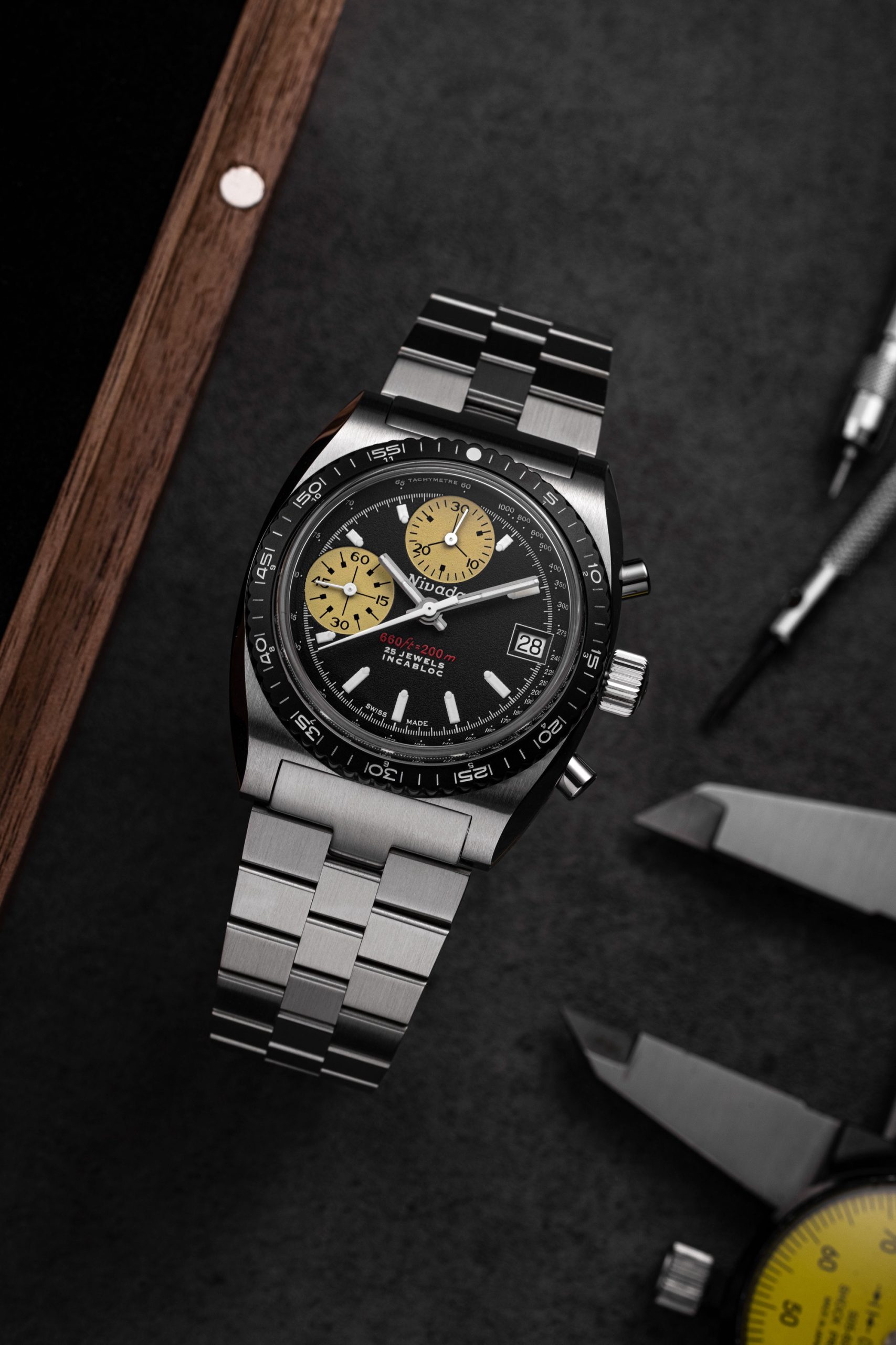 Nivada Grenchen Chronosport White