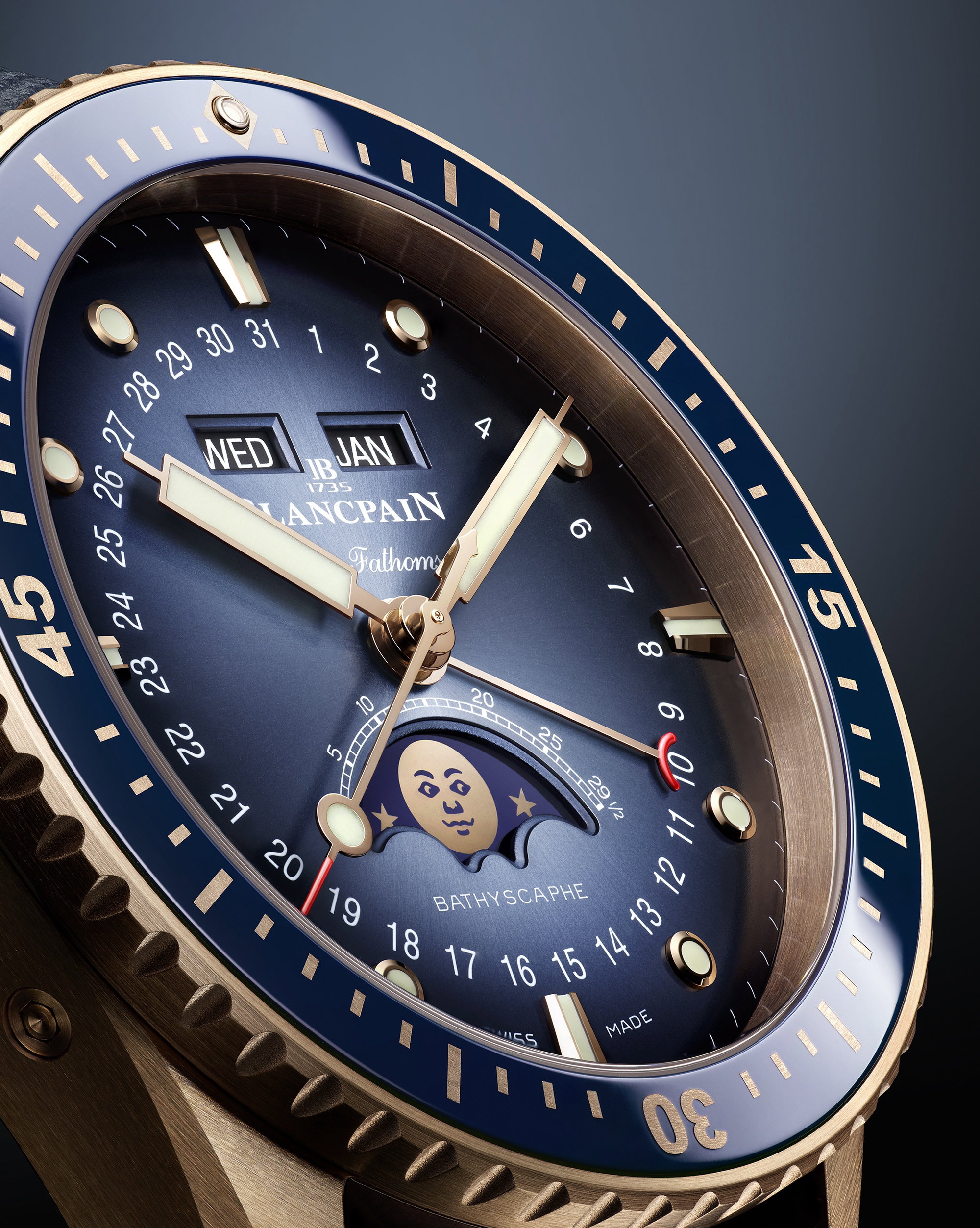 Fifty Fathoms Bathyscaphe Quantième Complet - Image 5