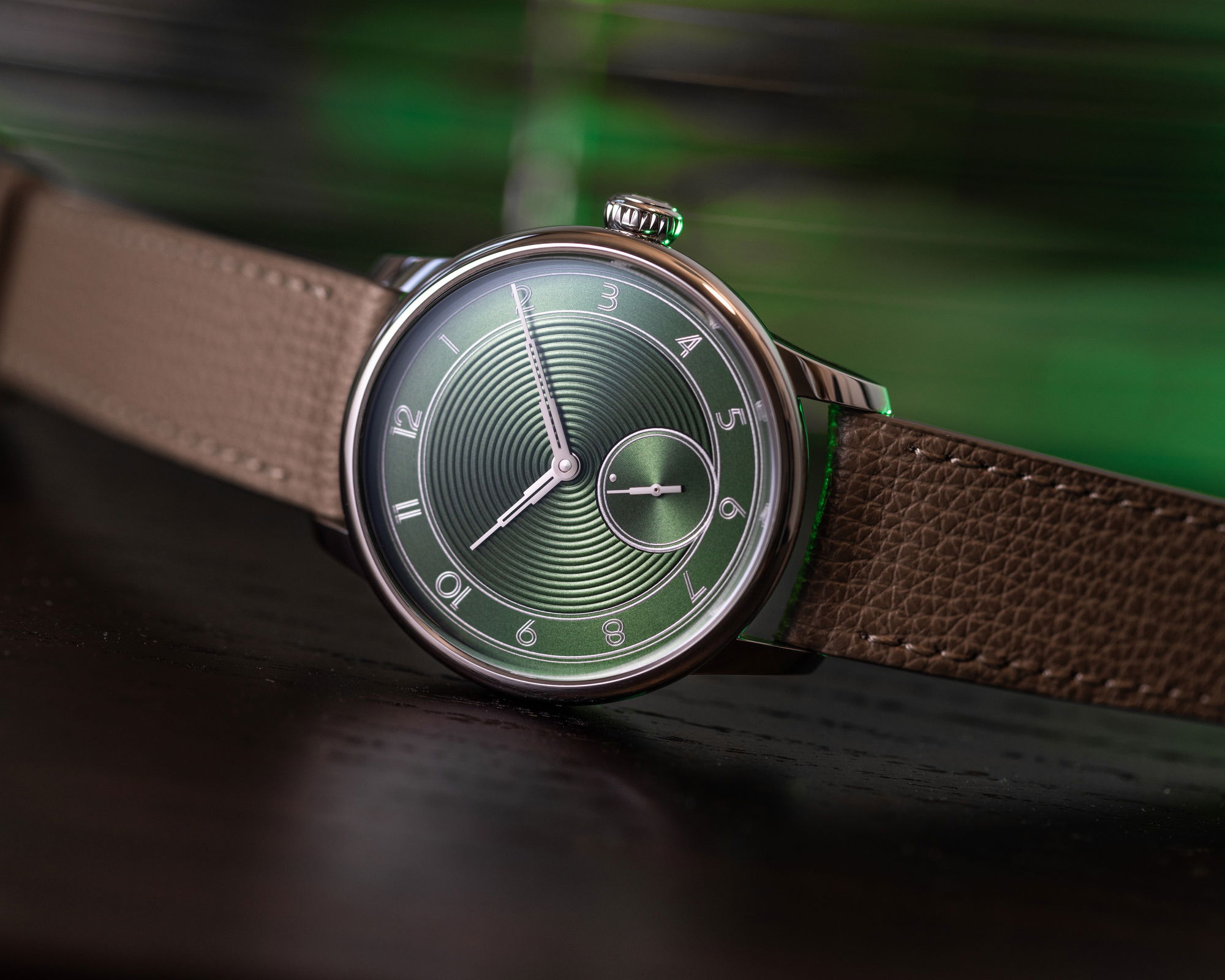Louis Erard Excellence La Petite Seconde Metropolis Louis Erard x The Horophile Metropolis Green