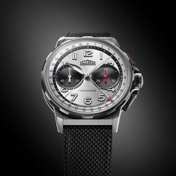 Angelus Chronodate Titanium Magnetic Silver