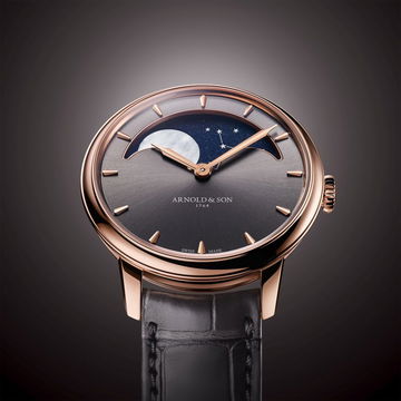 Arnold &amp; Son Perpetual Moon 38 Red Gold Cliff Grey