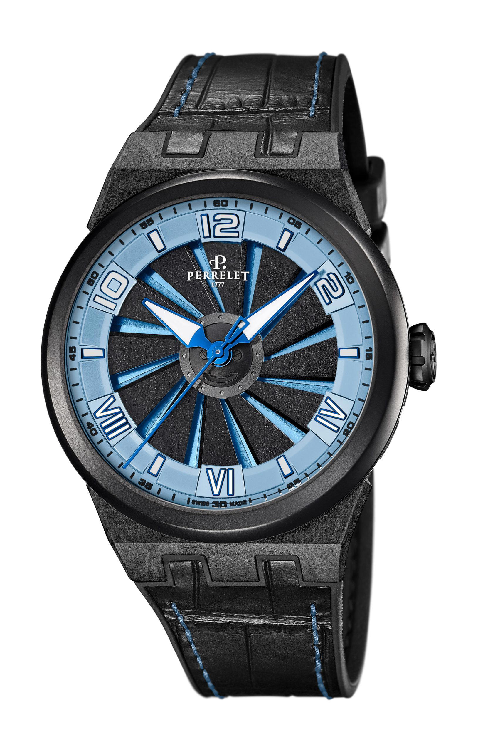 Perrelet Turbine Carbon Ice Blue