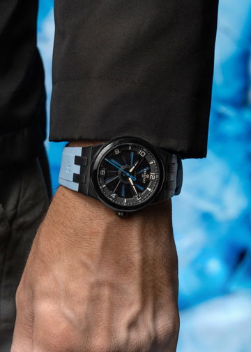 Perrelet Turbine 41 Titanium Ice Blue