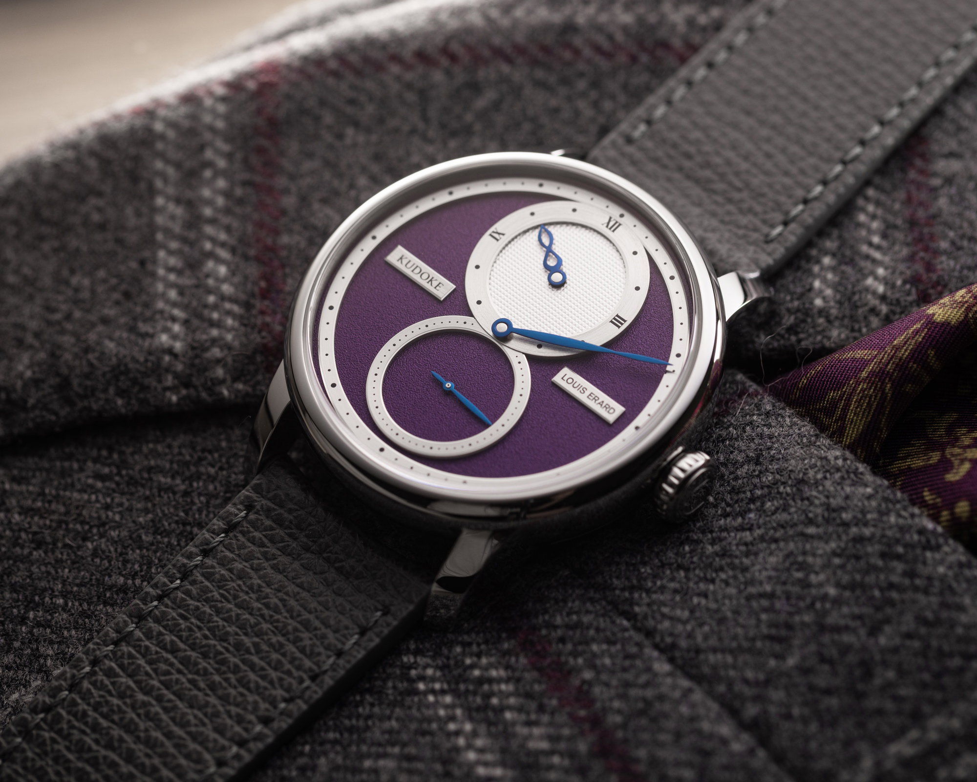 Louis Erard Le Régulateur Louis Erard x Kudoke Purple