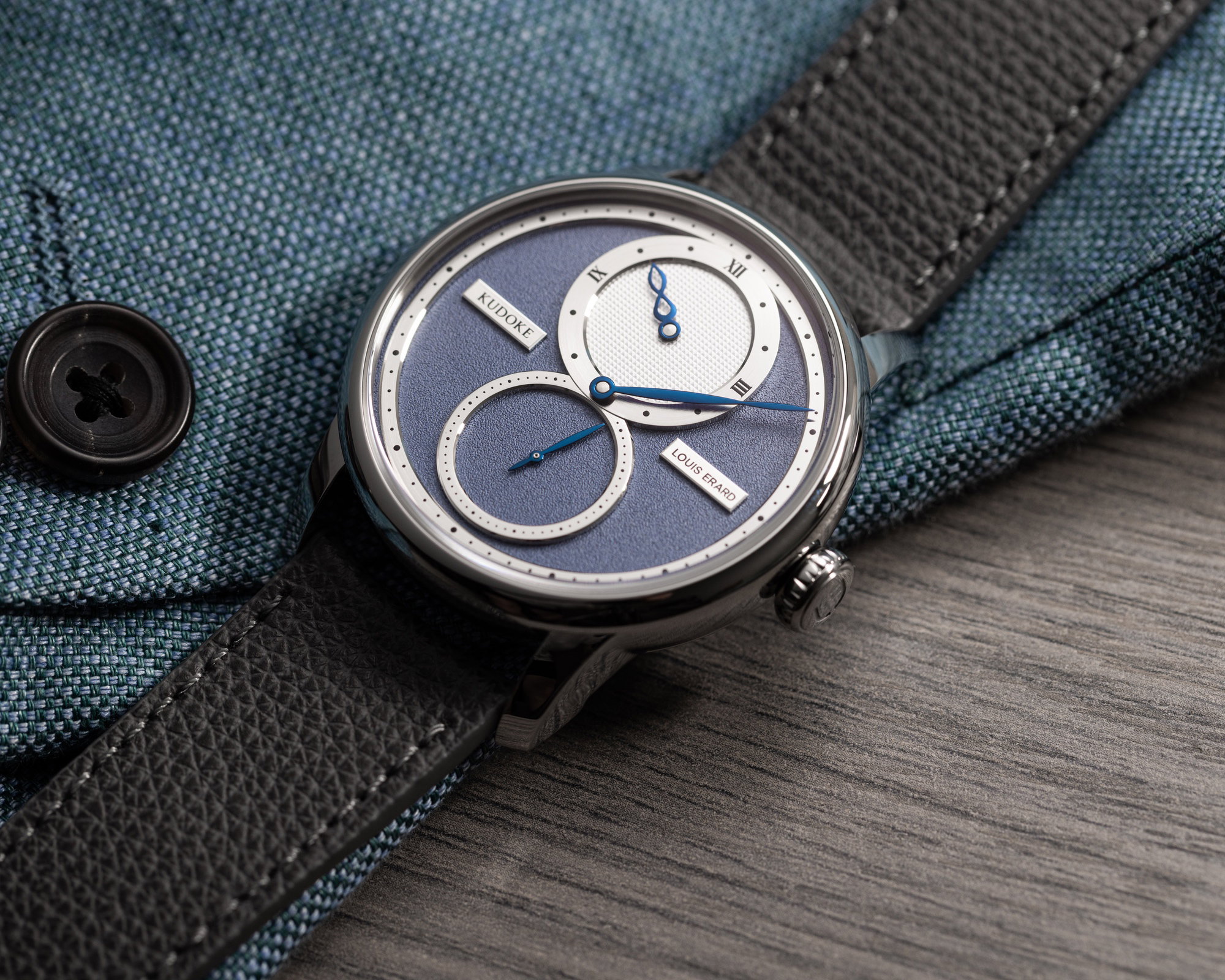 Louis Erard Le Régulateur Louis Erard x Kudoke Light Blue