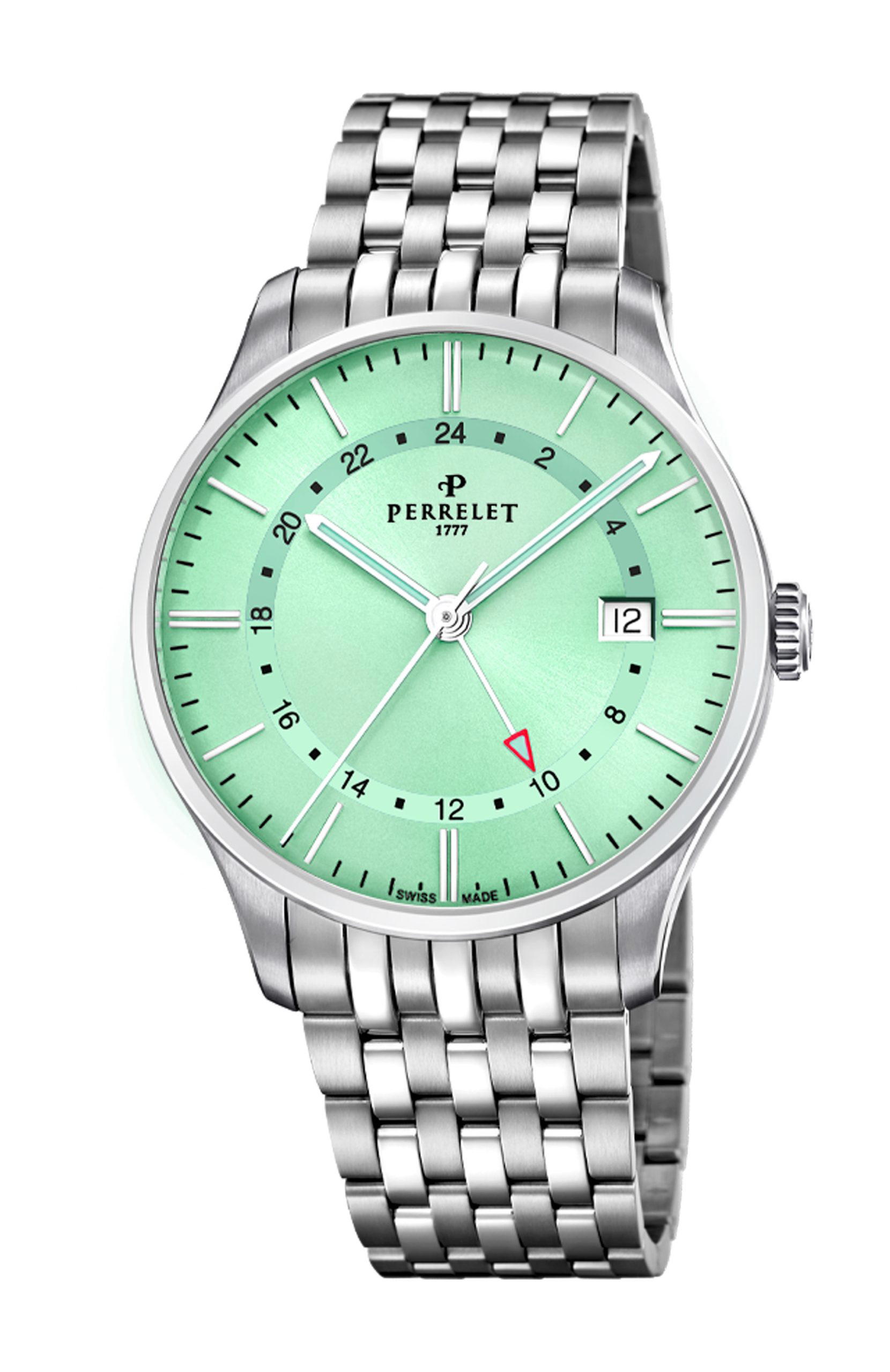 Perrelet Weekend GMT Green Mint
