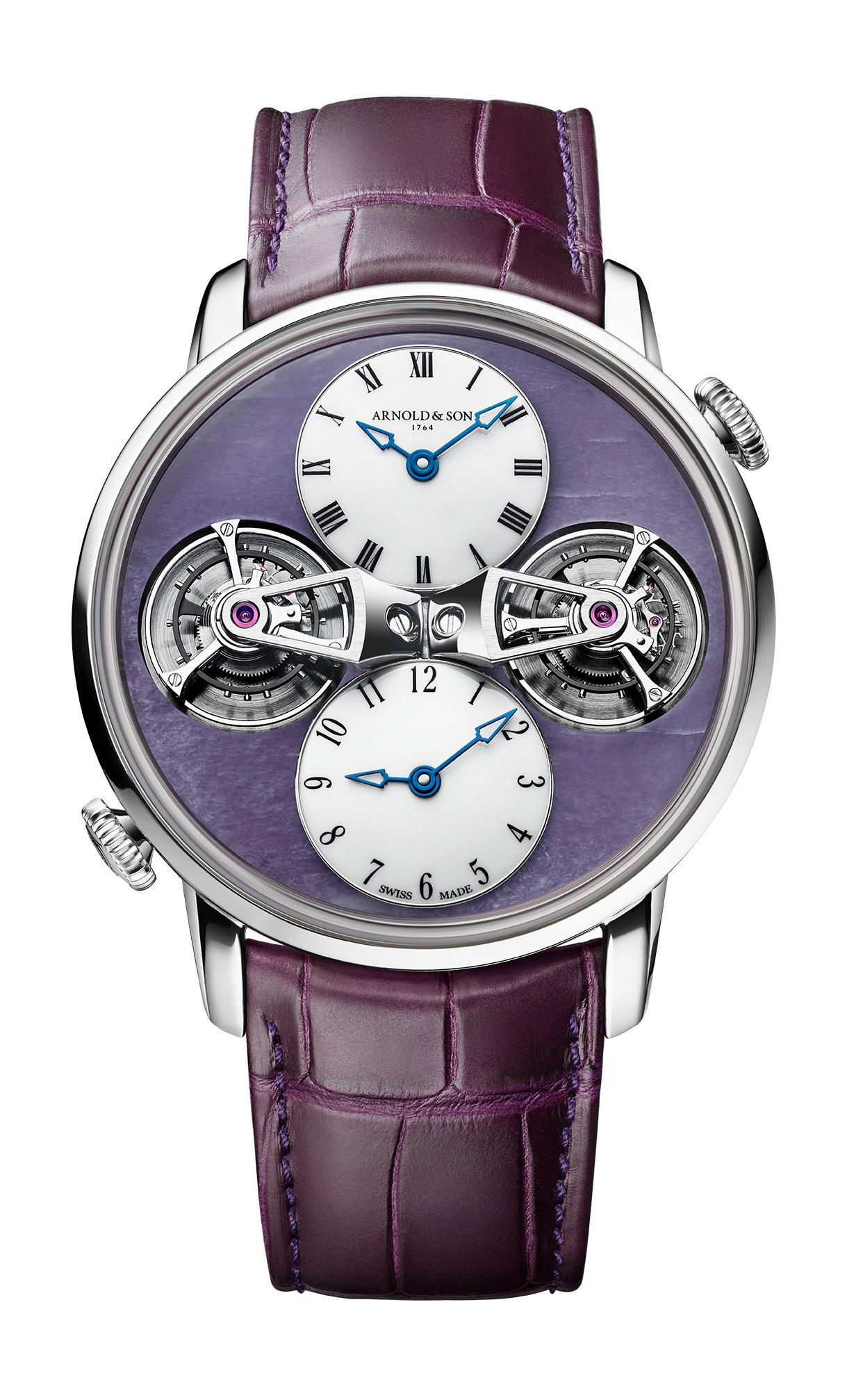 Arnold & Son Double Tourbillon Charoite Edition