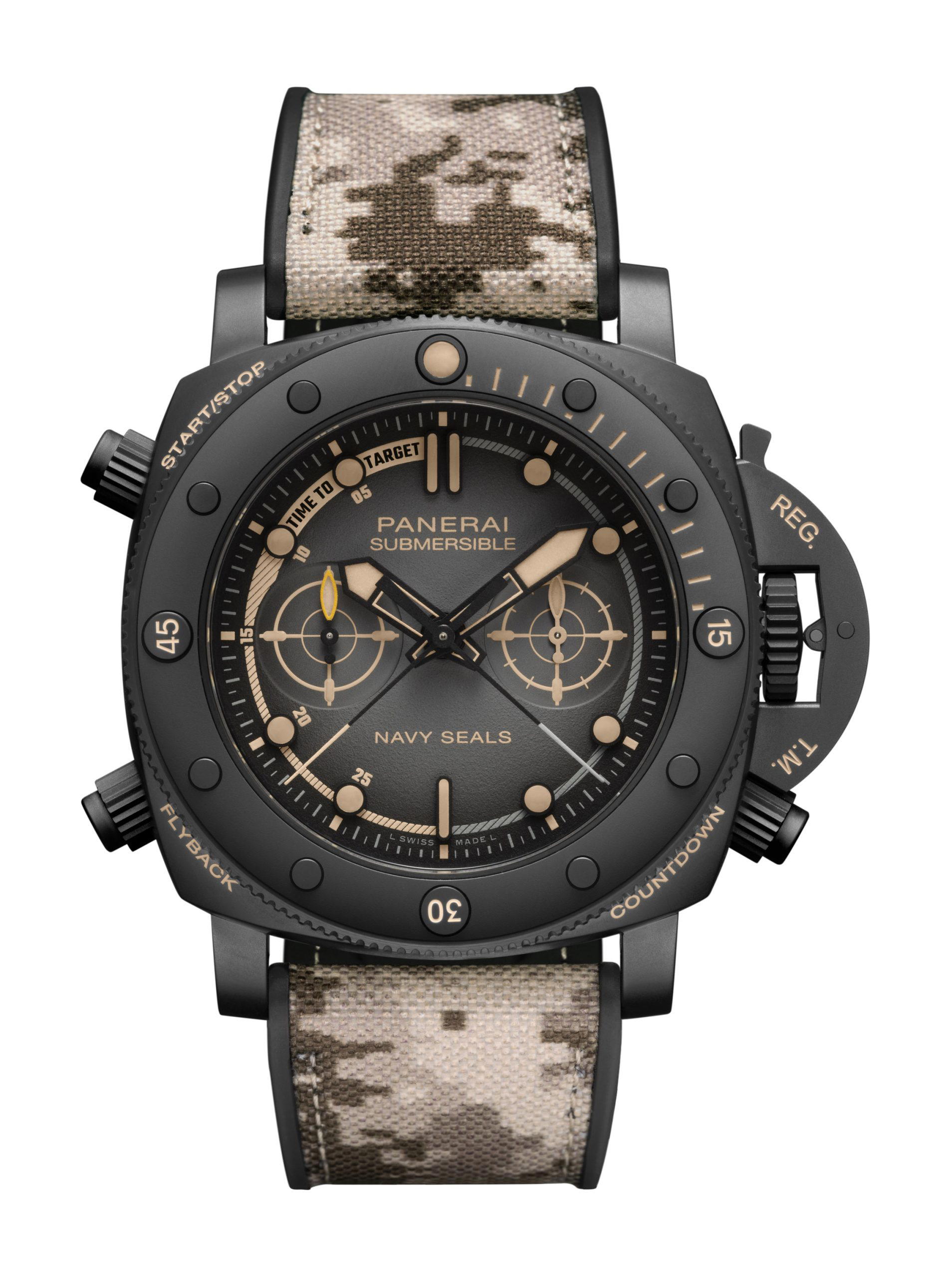 Panerai Submersible Chrono Navy SEALs Titanio