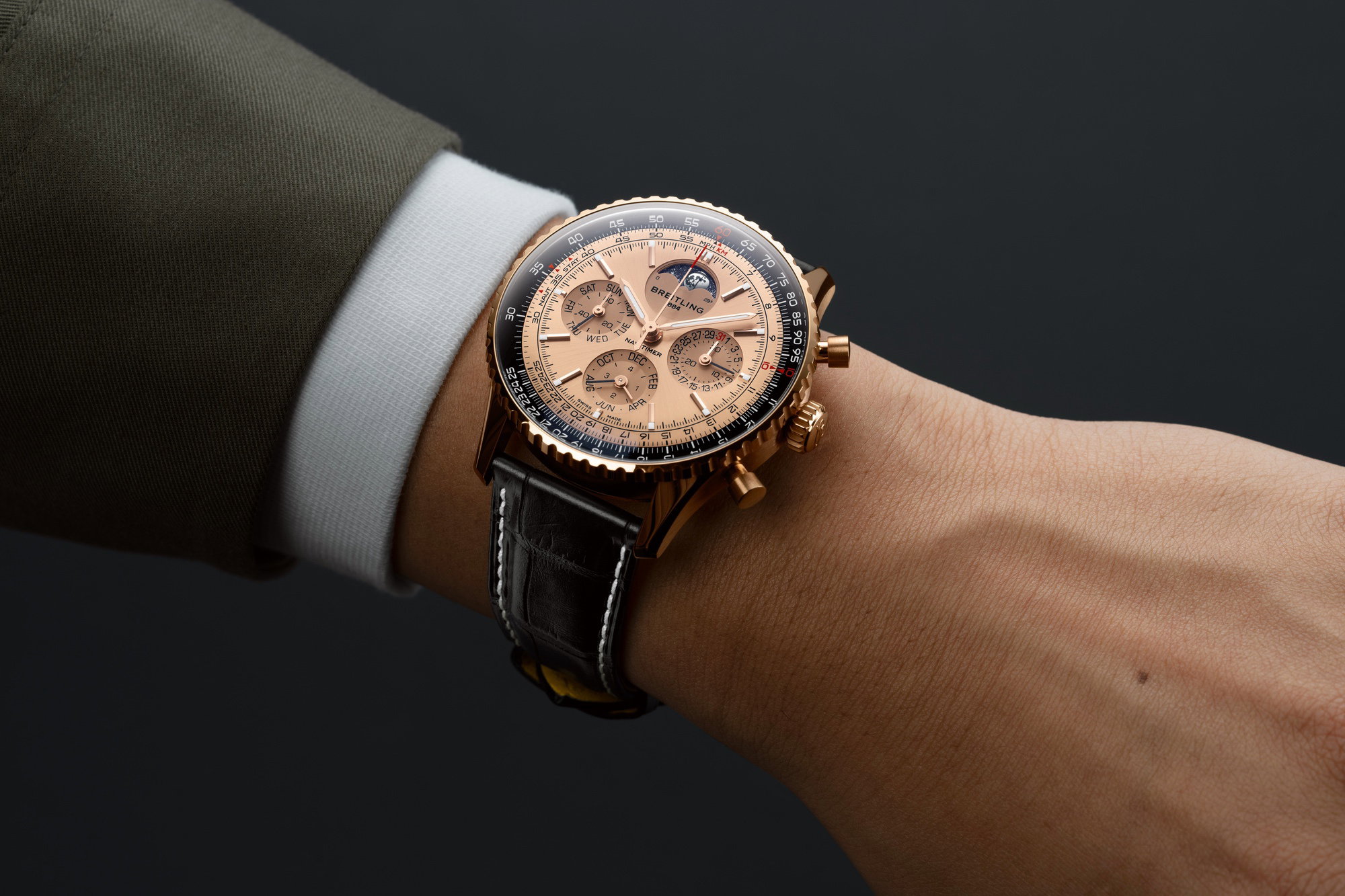 Breitling Navitimer B19 Chronograph 43 Perpetual Calendar 140th Anniversary