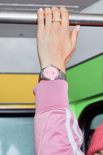 Maurice de Mauriac Automatic Date “Züri Date” Cherry Blossom