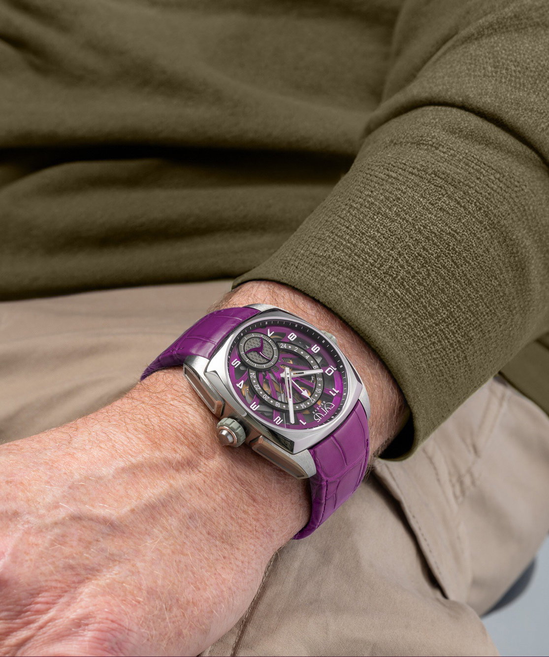 Cyrus Klepcys GMT Royal Purple