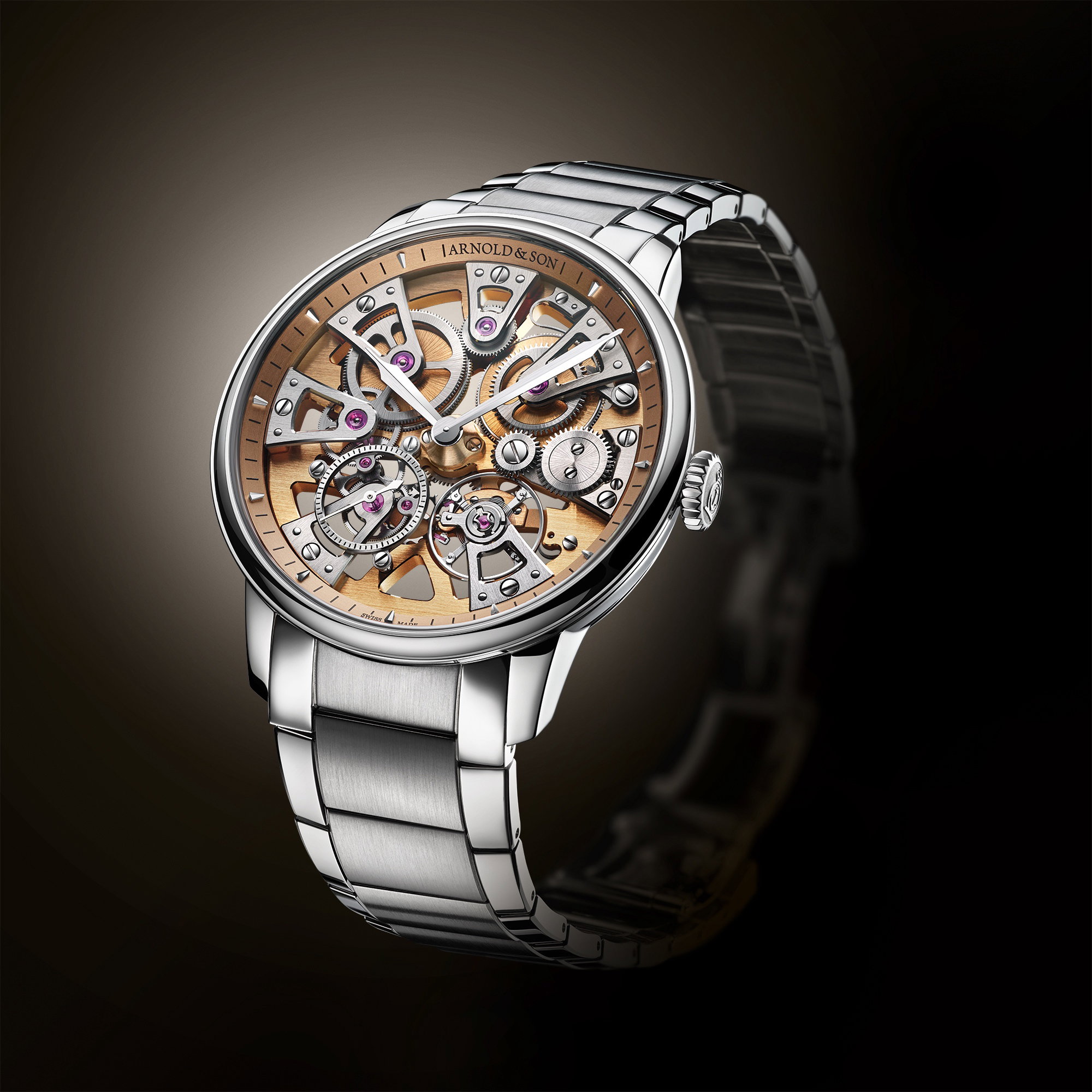 Arnold & Son Nebula 40 Steel Gold
