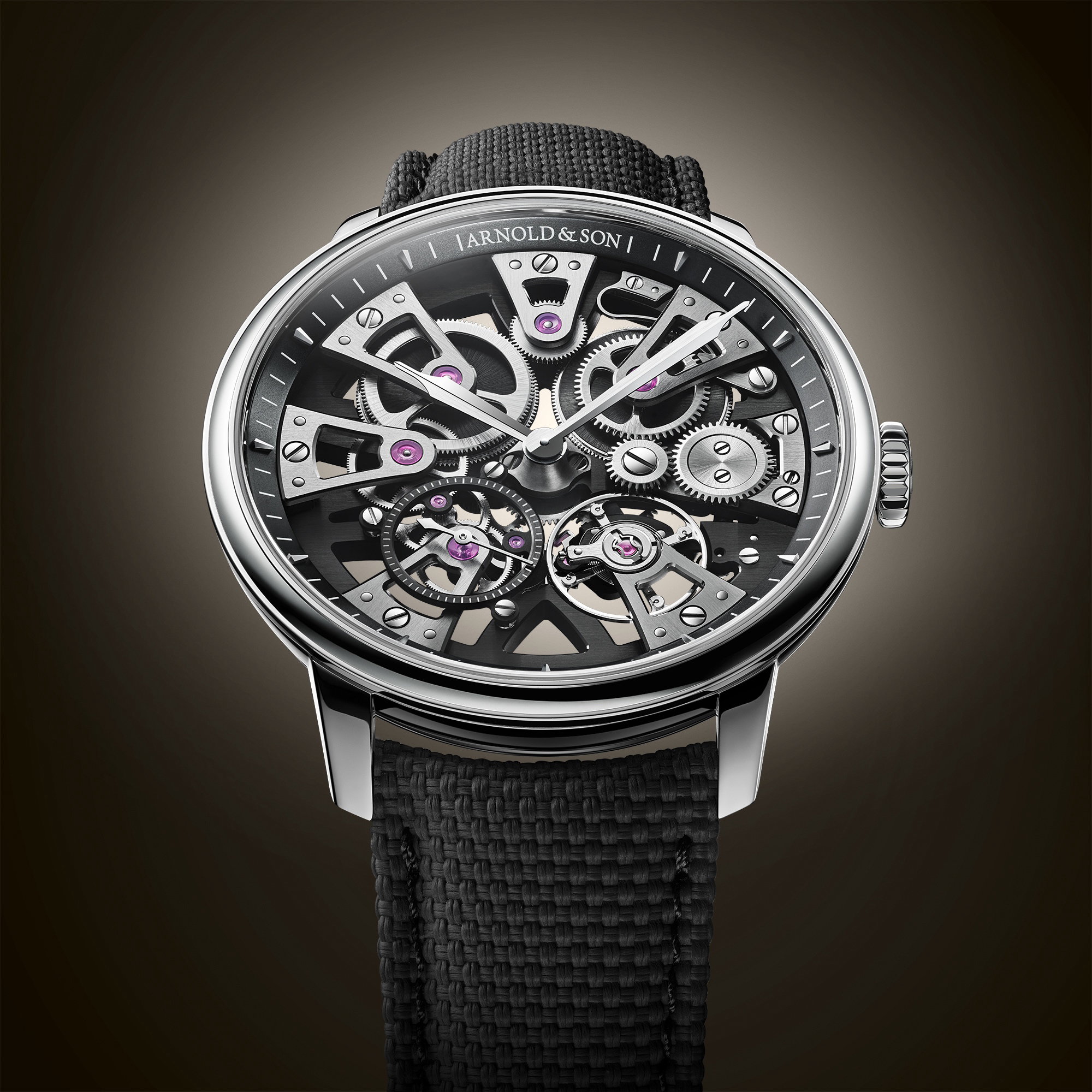 Arnold & Son Nebula 40 Steel Black