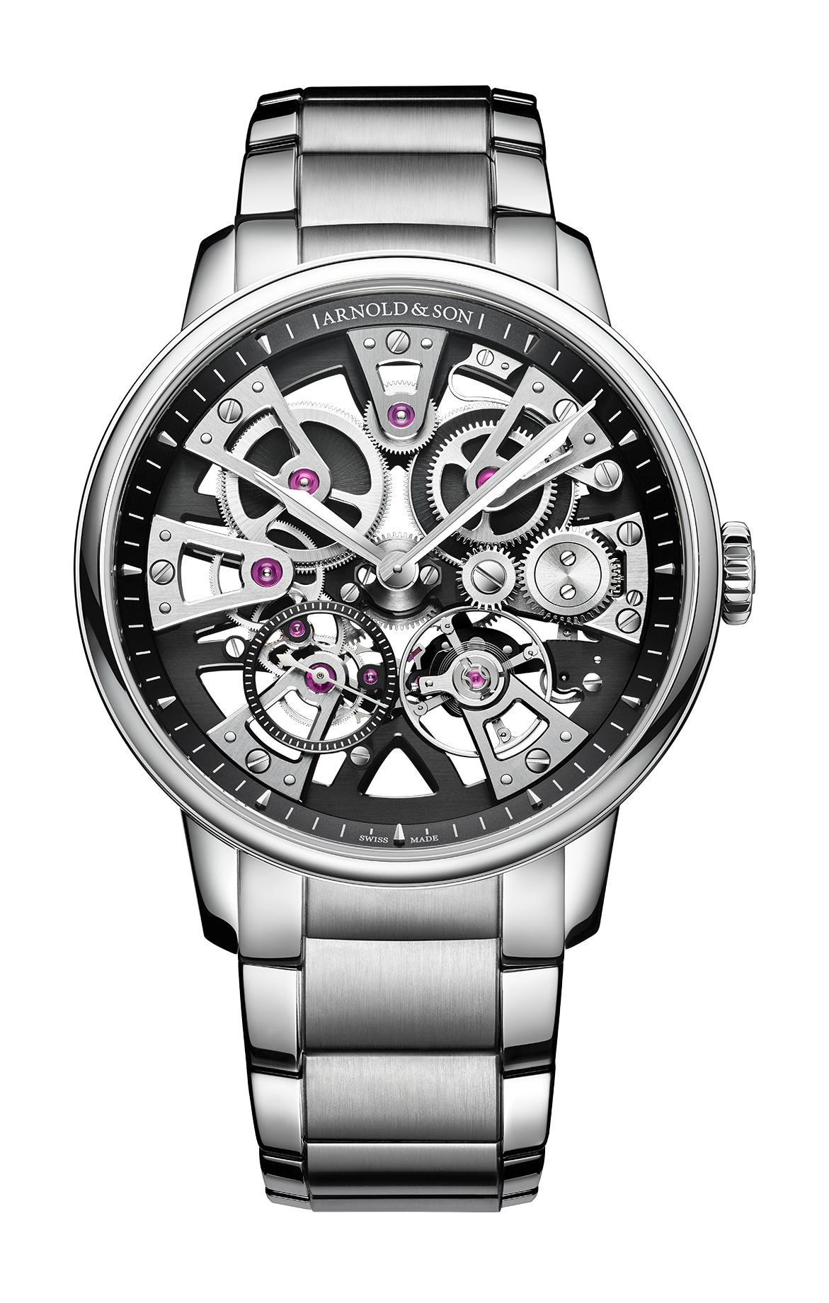 Arnold & Son Nebula 40 Steel Black