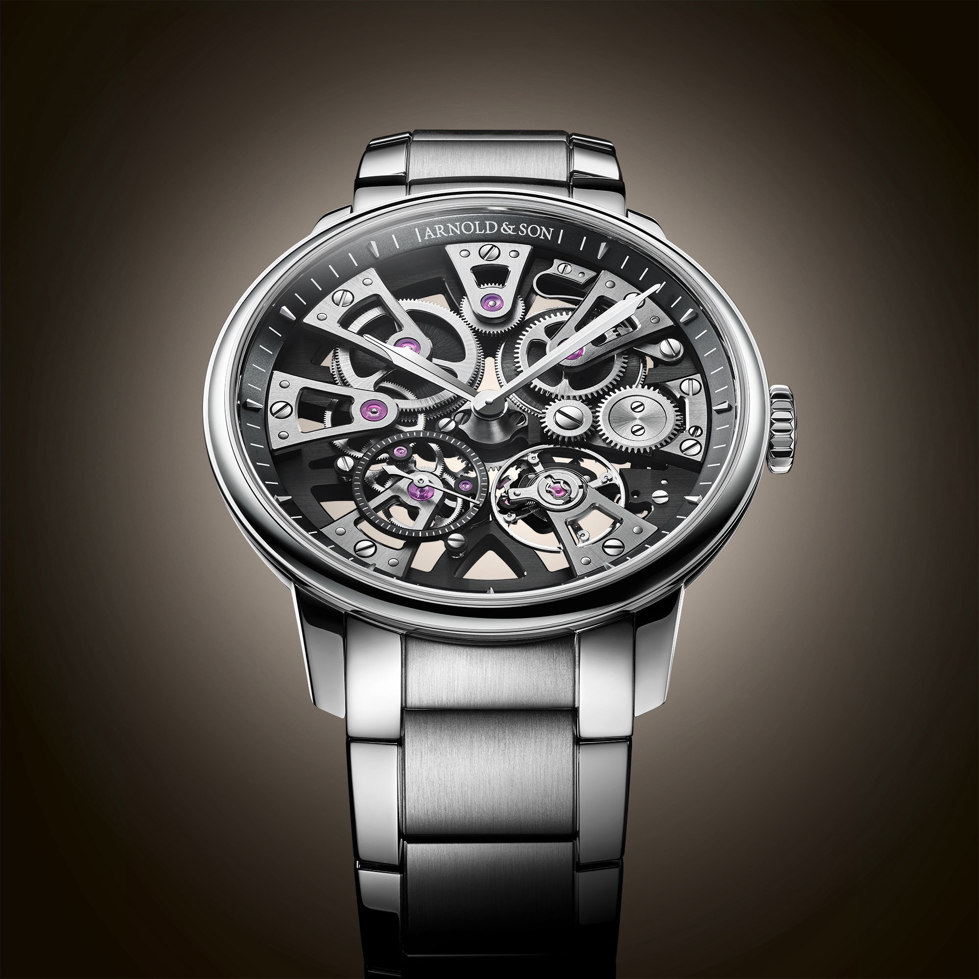 Arnold & Son Nebula 40 Steel Black