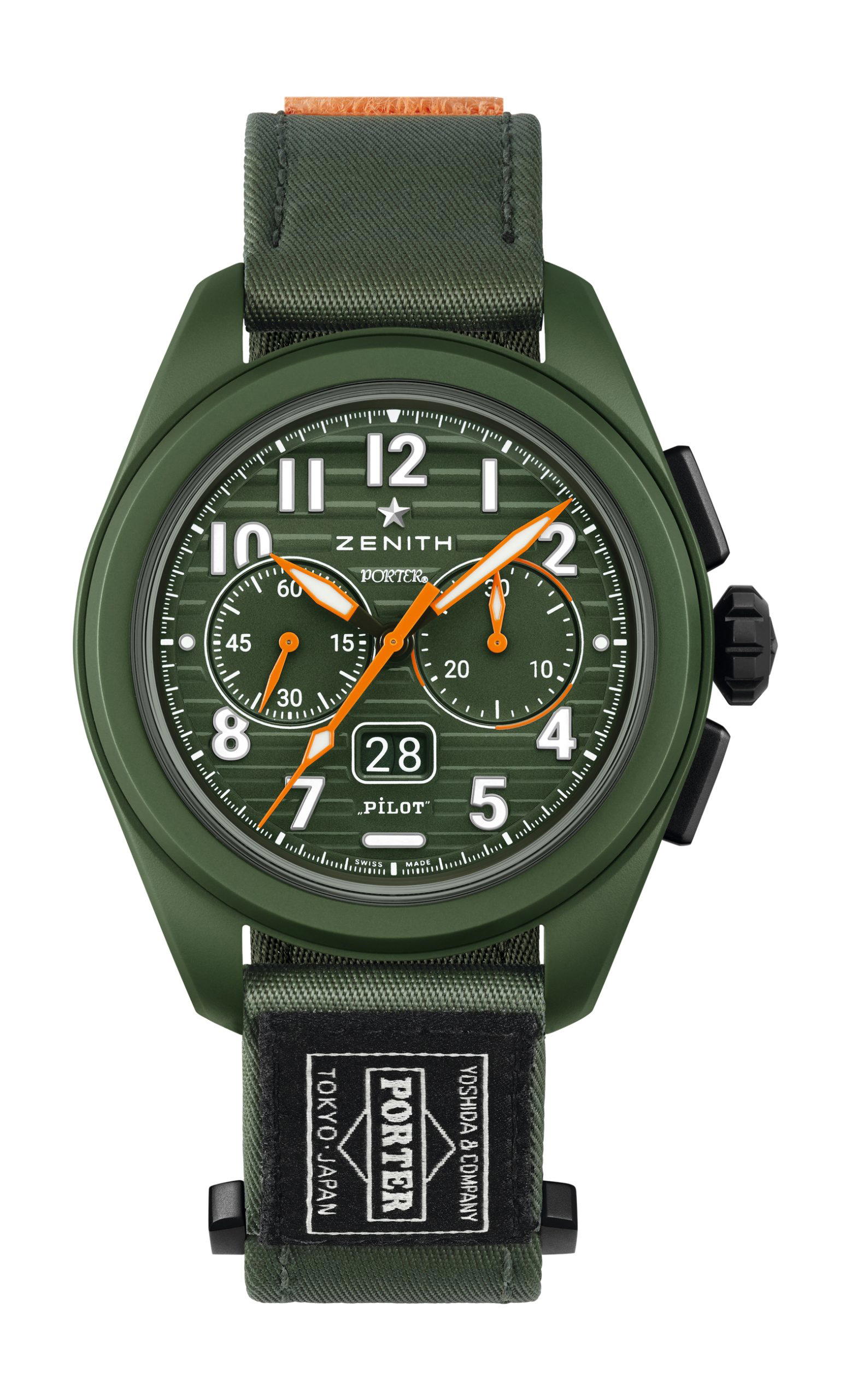 Zenith Pilot Big Date Flyback PORTER