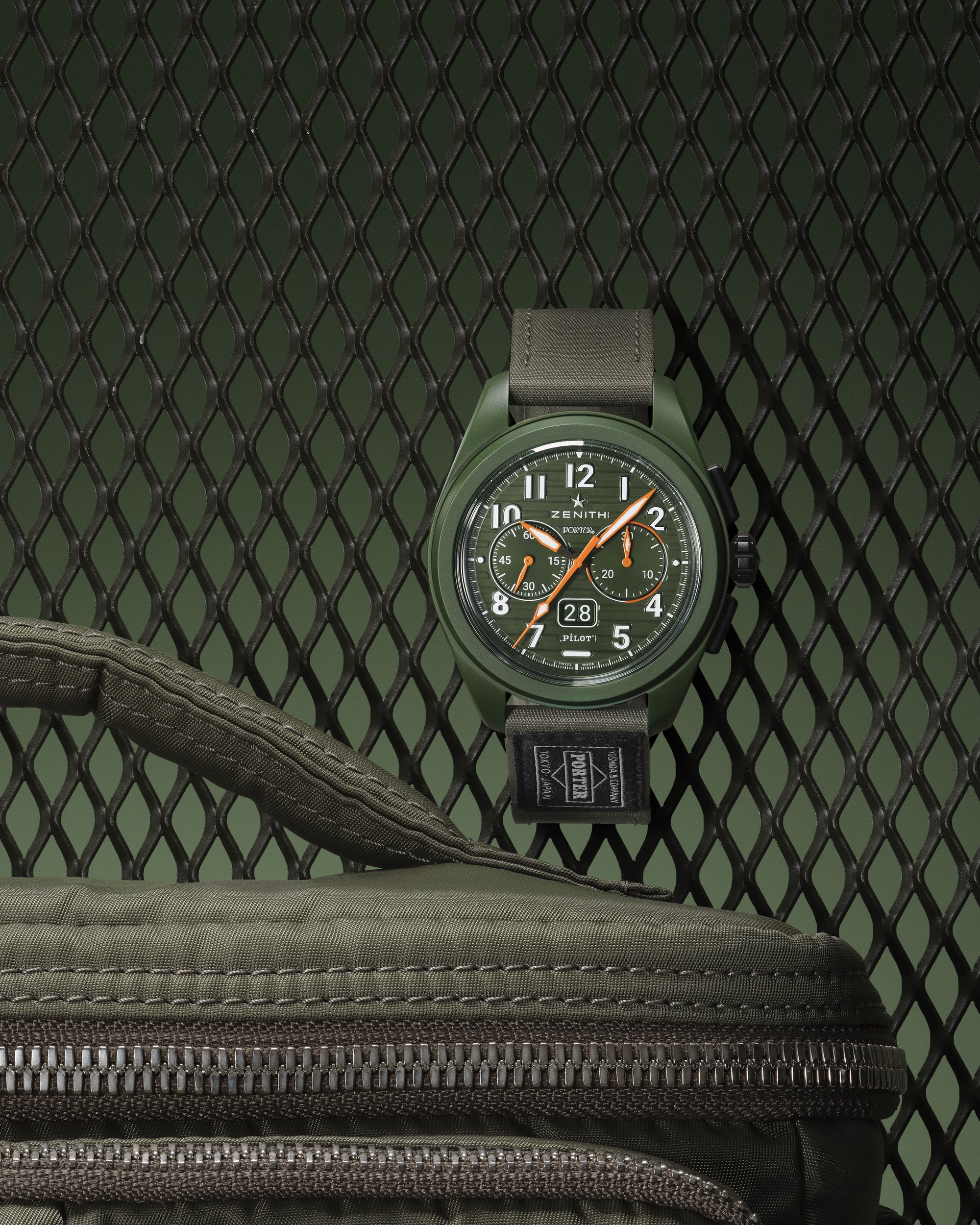 Zenith Pilot Big Date Flyback PORTER