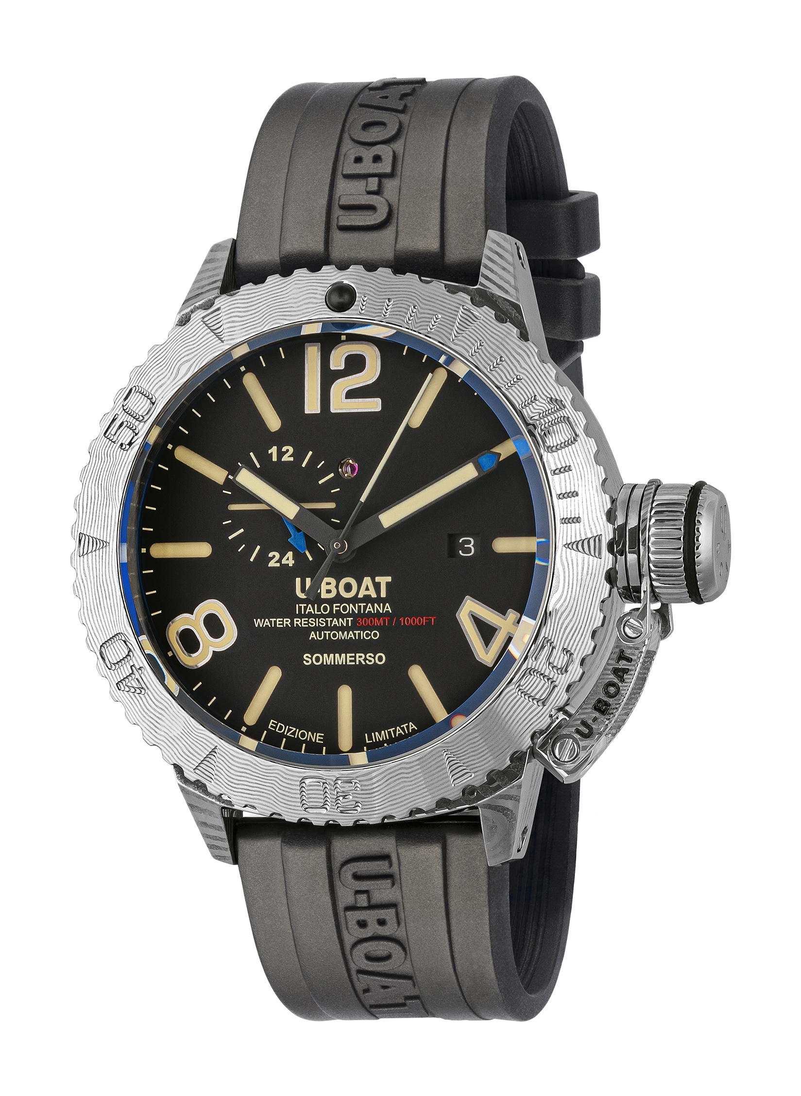 U-Boat Sommerso 46 Damascus Right Edition