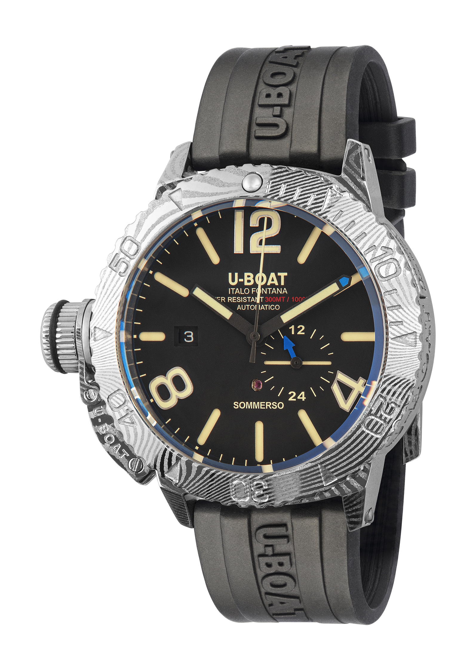 U-Boat Sommerso 46 Damascus Left Edition