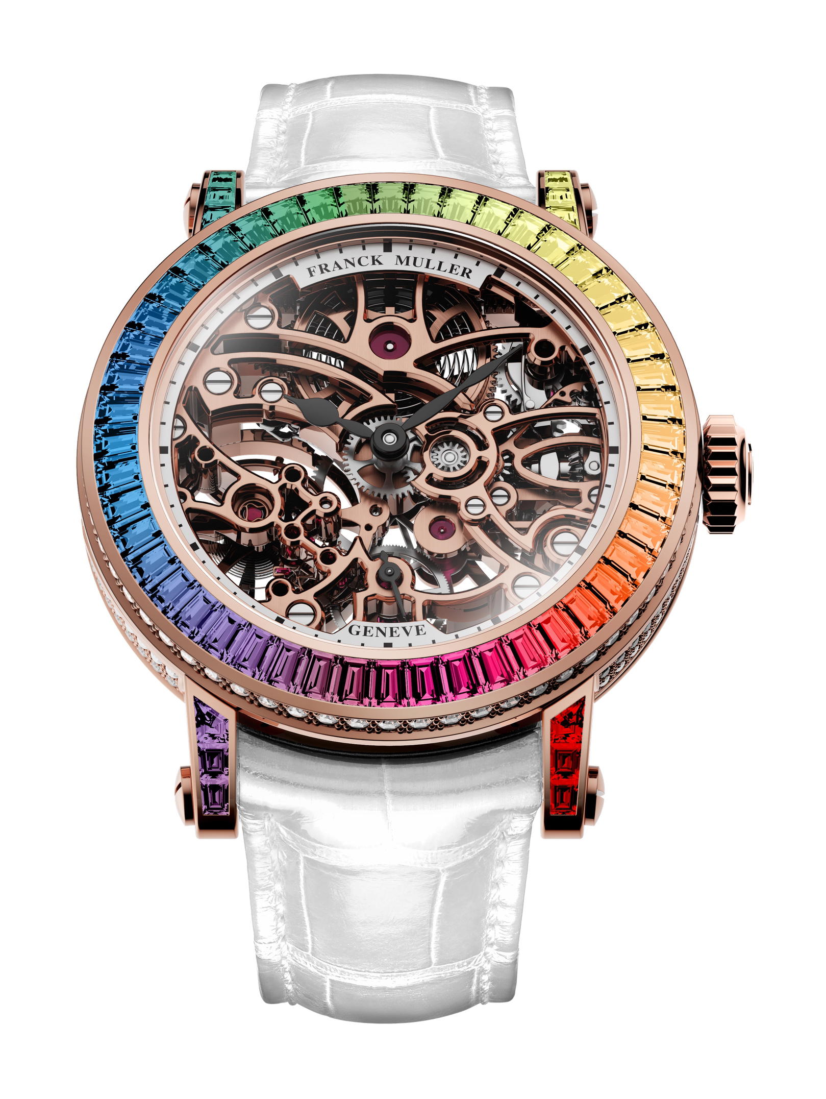 Franck Muller Round Skeleton Baguette