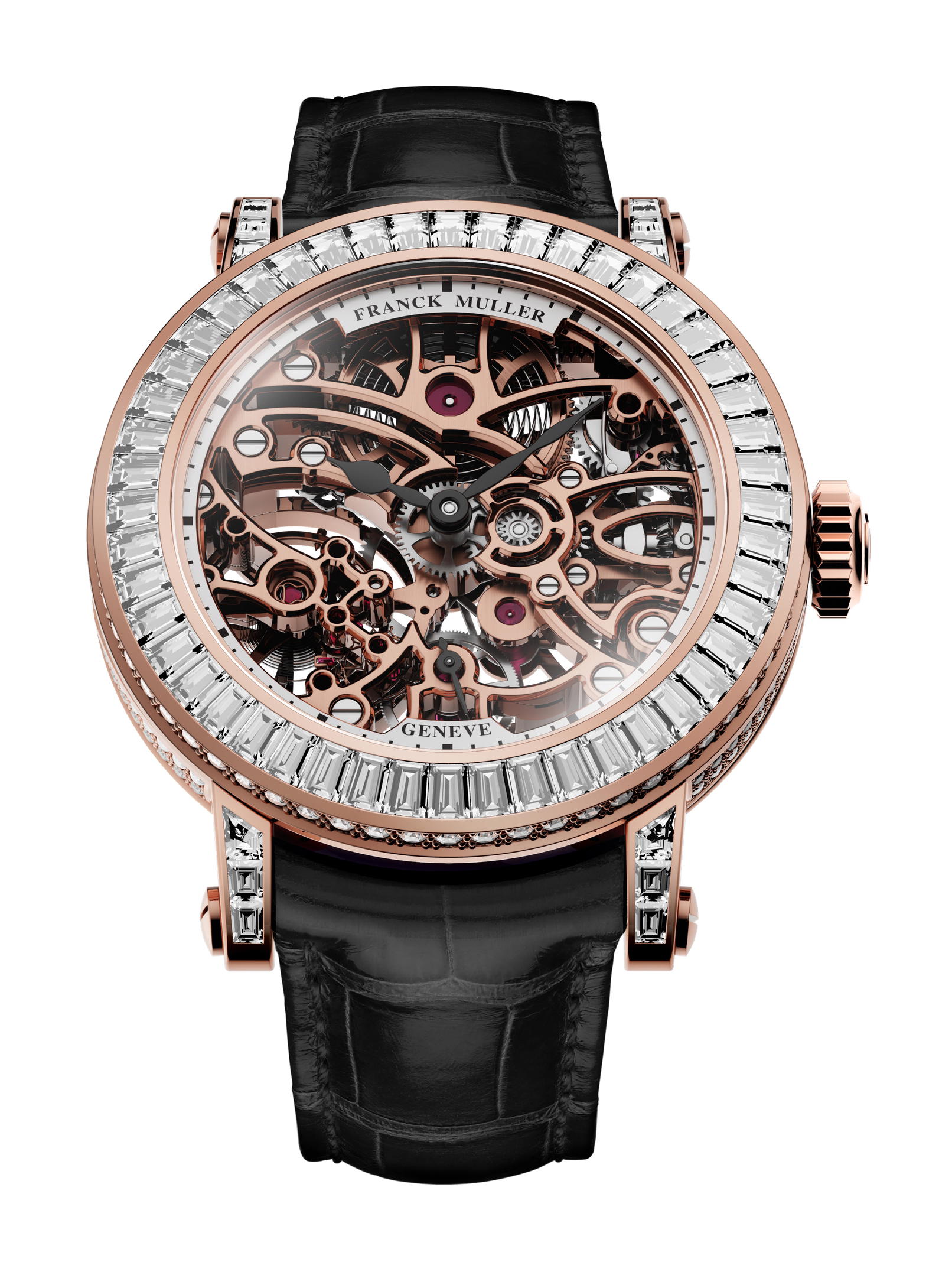 Franck Muller Round Skeleton Baguette