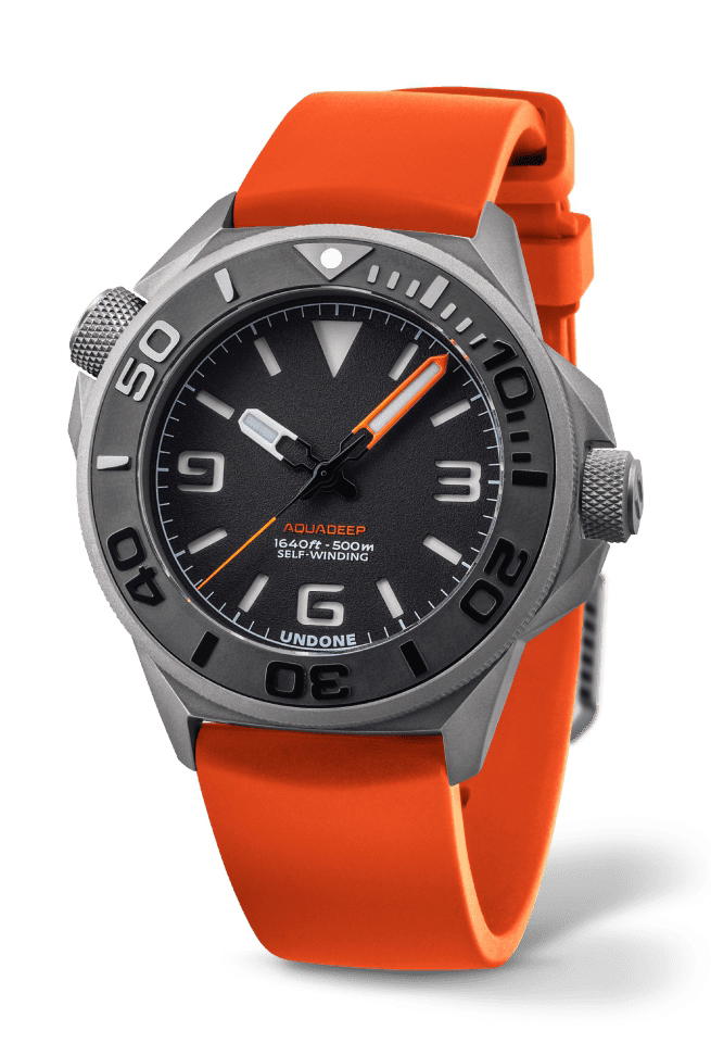 Undone Aquadeep Signal Orange Automatic