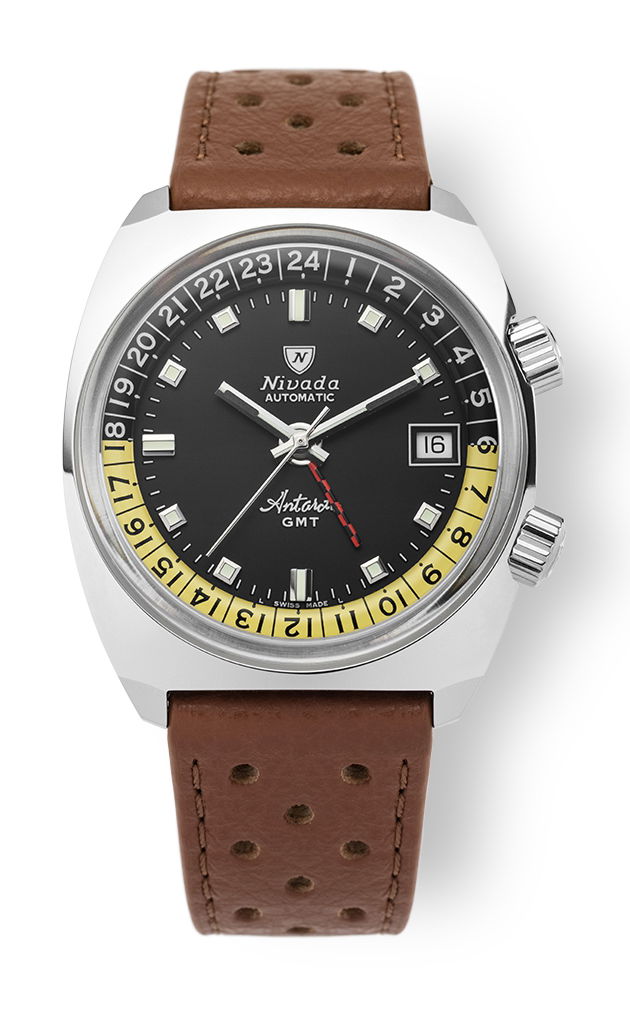 Nivada Grenchen Antarctic GMT – 32043A23 – $1,600