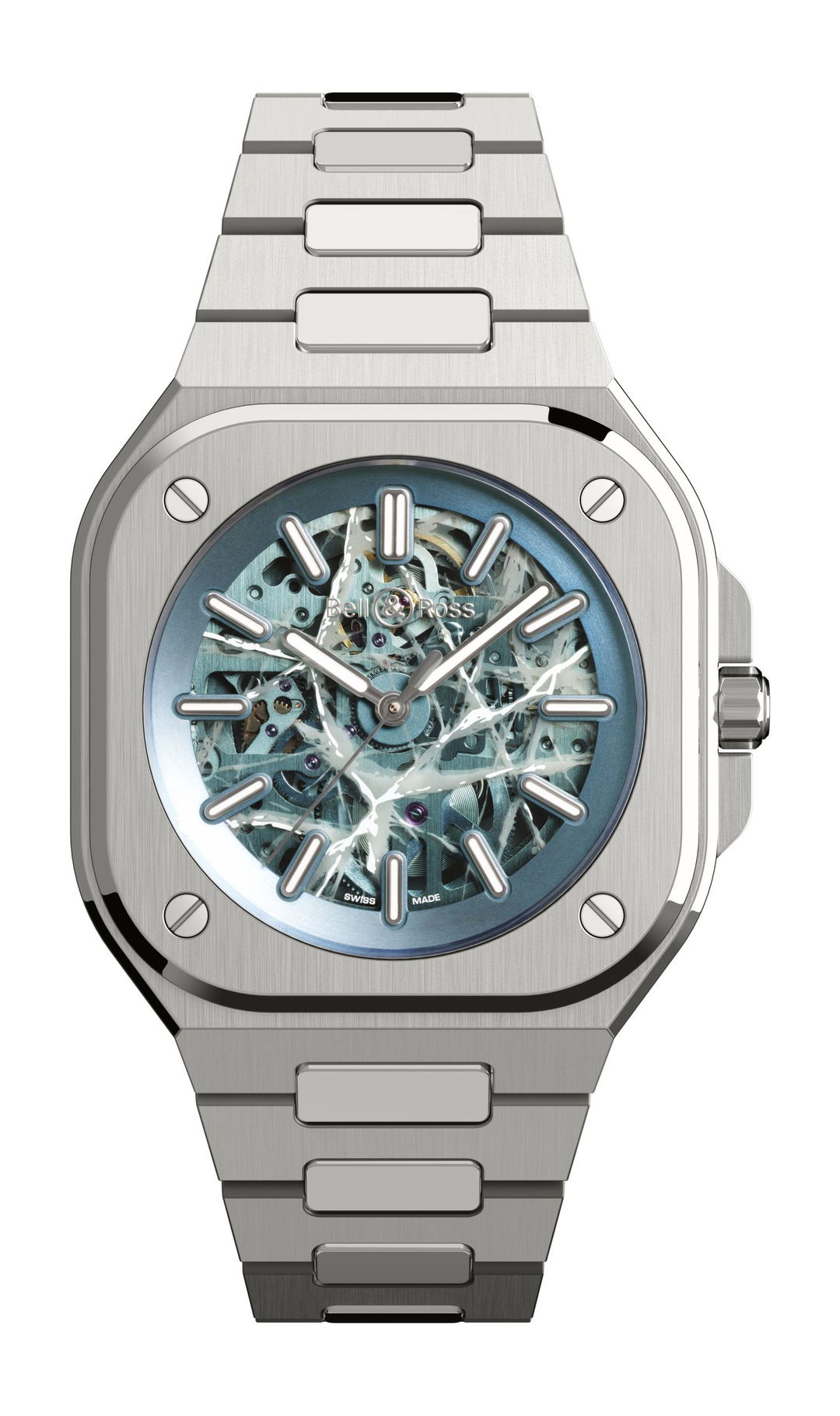 Bell & Ross BR 05 Skeleton Arctic Blue – BR05A-AB-SKST/SST