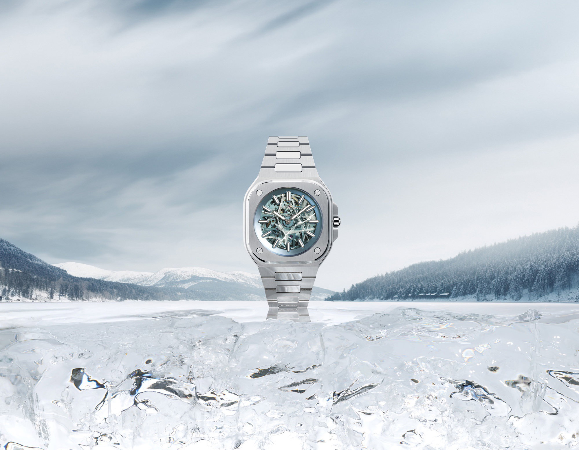 Bell & Ross BR 05 Skeleton Arctic Blue