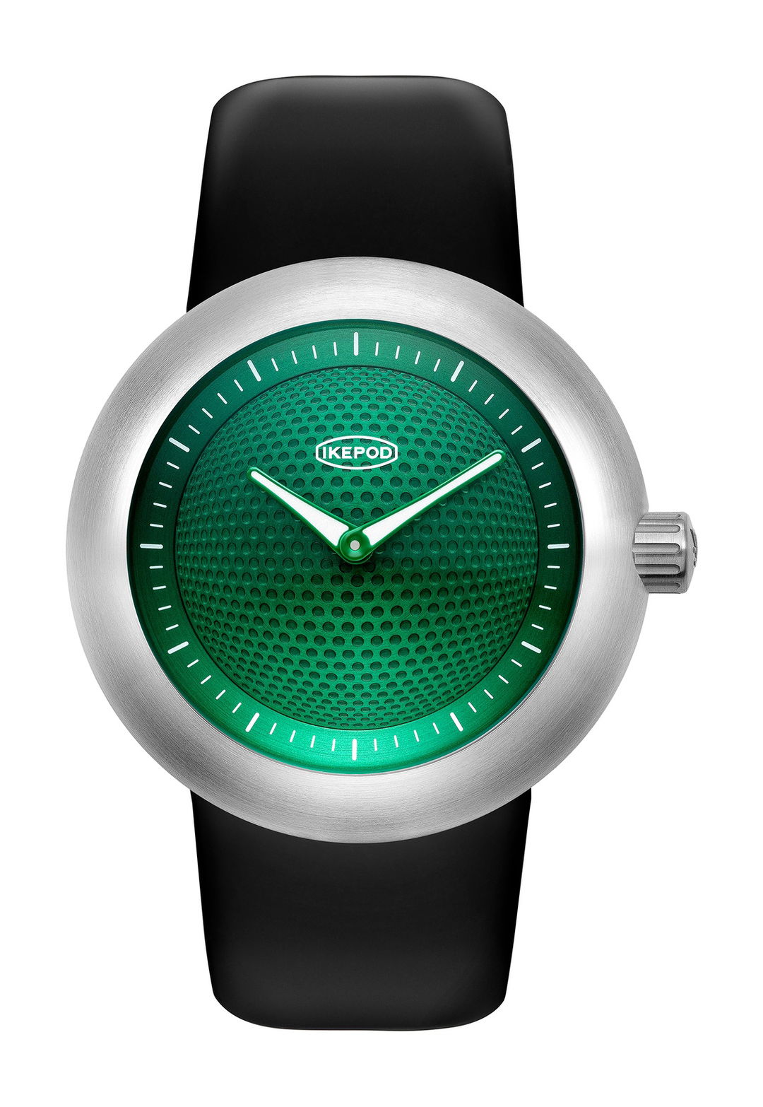 Ikepod Duopod Green Eyes – D002SILB – $795 – The Watch Pages