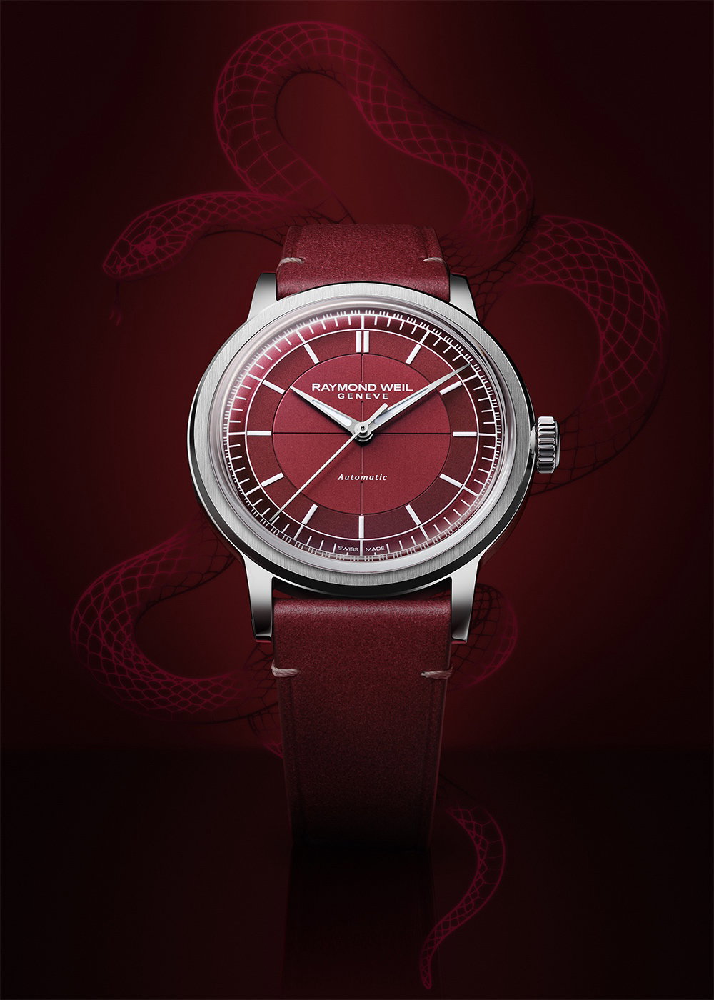 Raymond Weil Millesime Infinite Burgandy